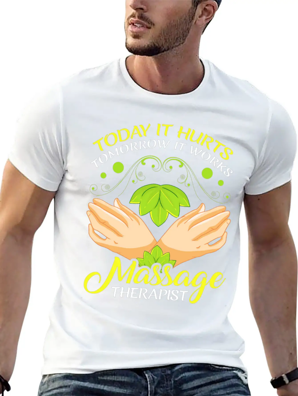Today It Hurts Tomorrow It Works Massage Therapist Unisex Casual T-Shirt – Clean Design For Daily Comfort