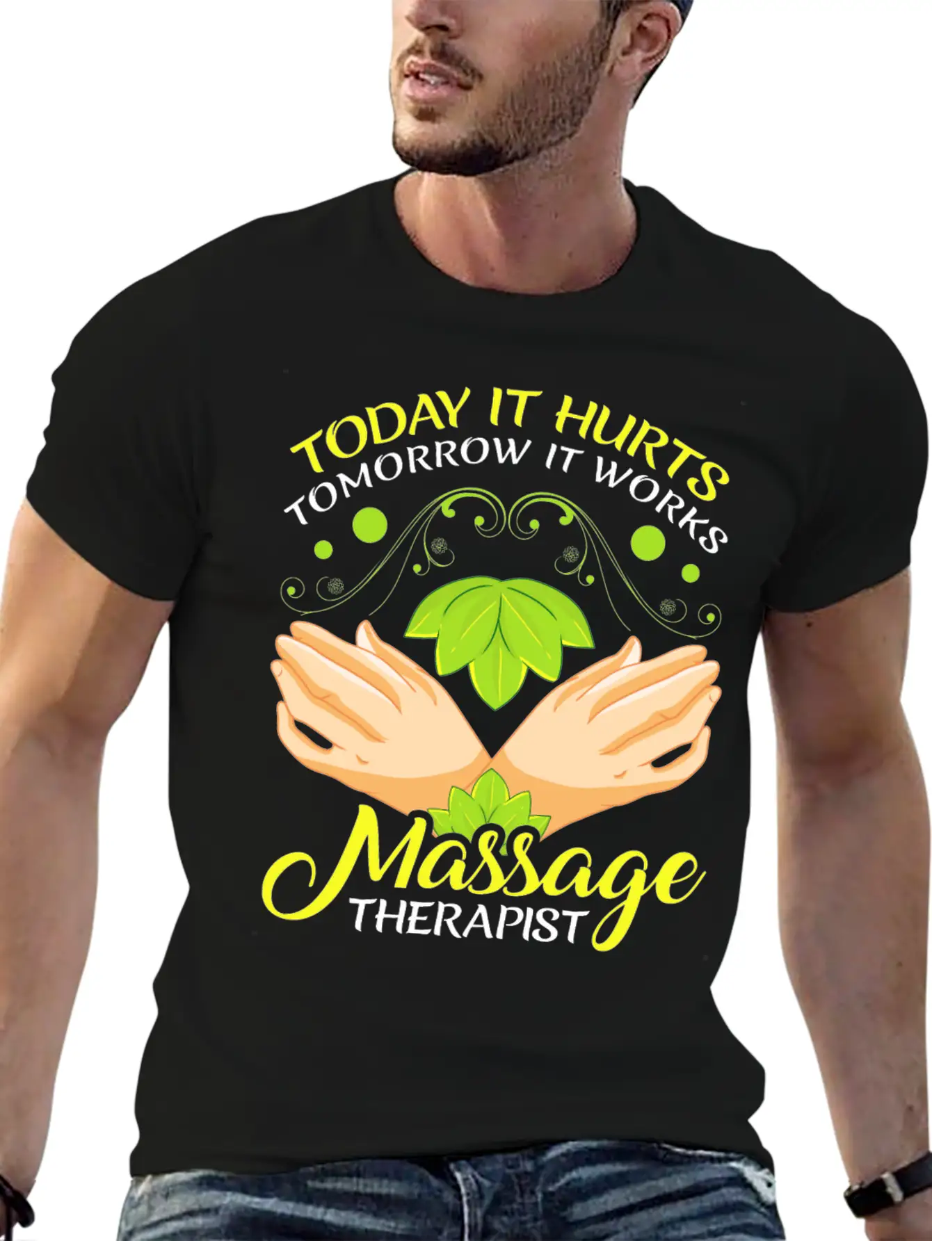 Today It Hurts Tomorrow It Works Massage Therapist Unisex Casual T-Shirt – Clean Design For Daily Comfort