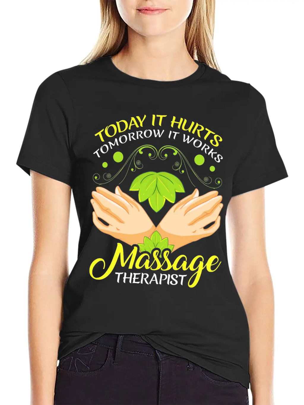 Today It Hurts Tomorrow It Works Massage Therapist Unisex Casual T-Shirt – Clean Design For Daily Comfort