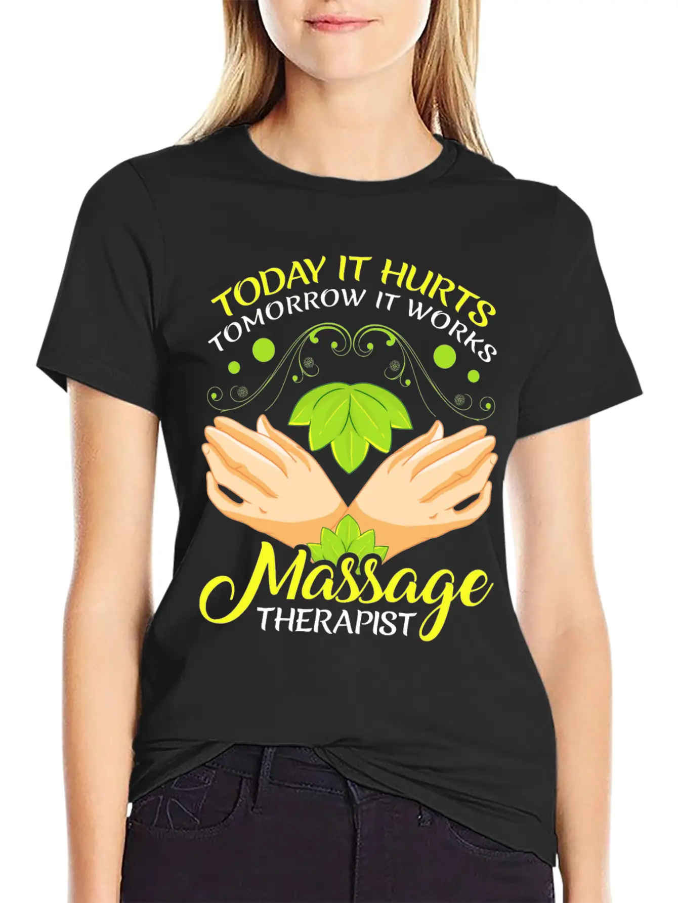 Today It Hurts Tomorrow It Works Massage Therapist Unisex Casual T-Shirt – Clean Design For Daily Comfort