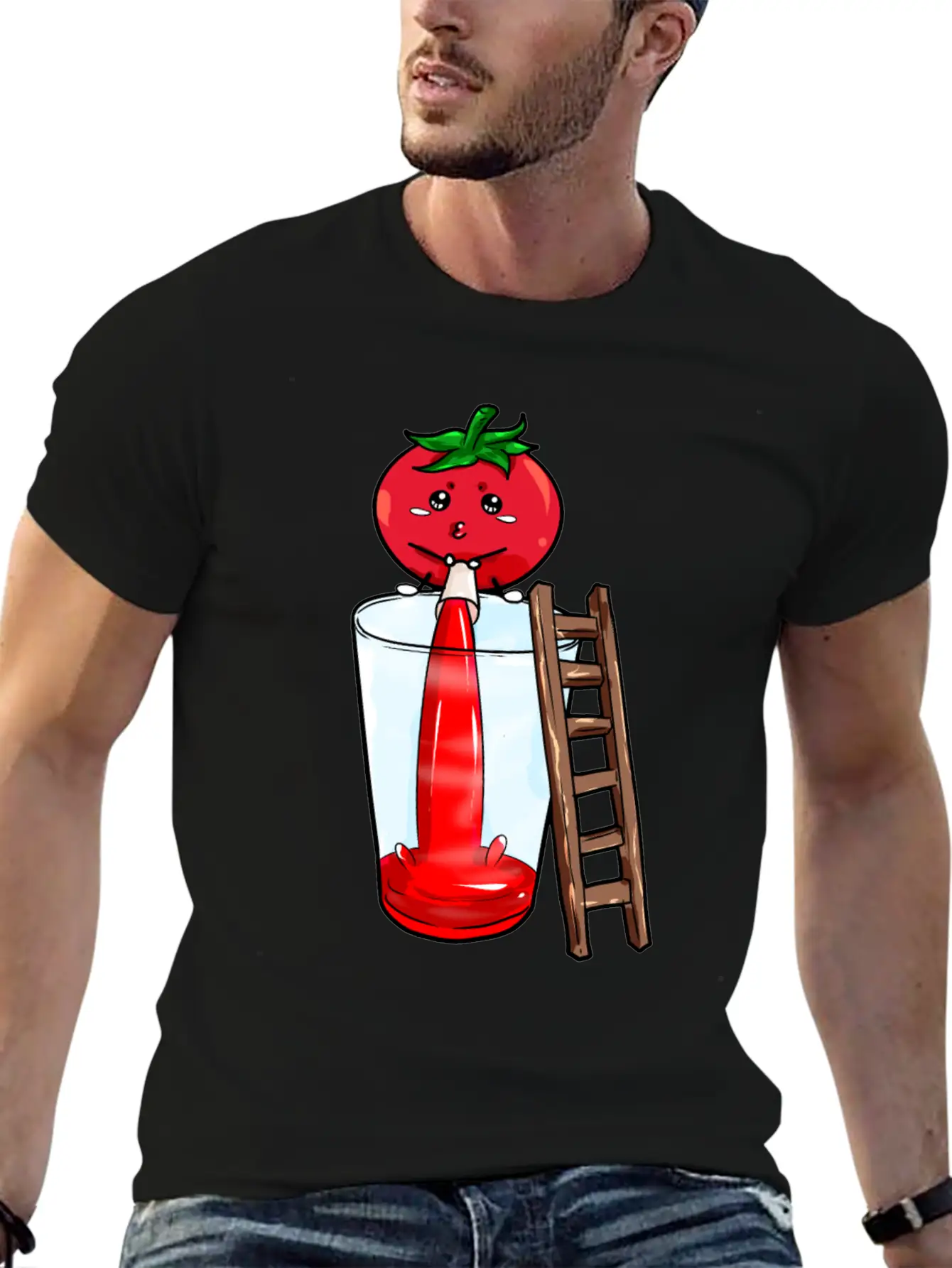 Tomato Pees Tomatojuice Unisex Casual T-Shirt – Clean Design For Daily Comfort