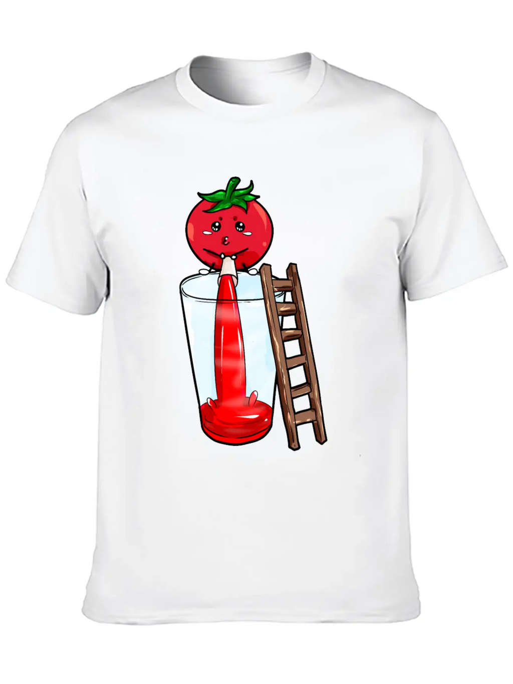 Tomato Pees Tomatojuice Unisex Casual T-Shirt – Clean Design For Daily Comfort