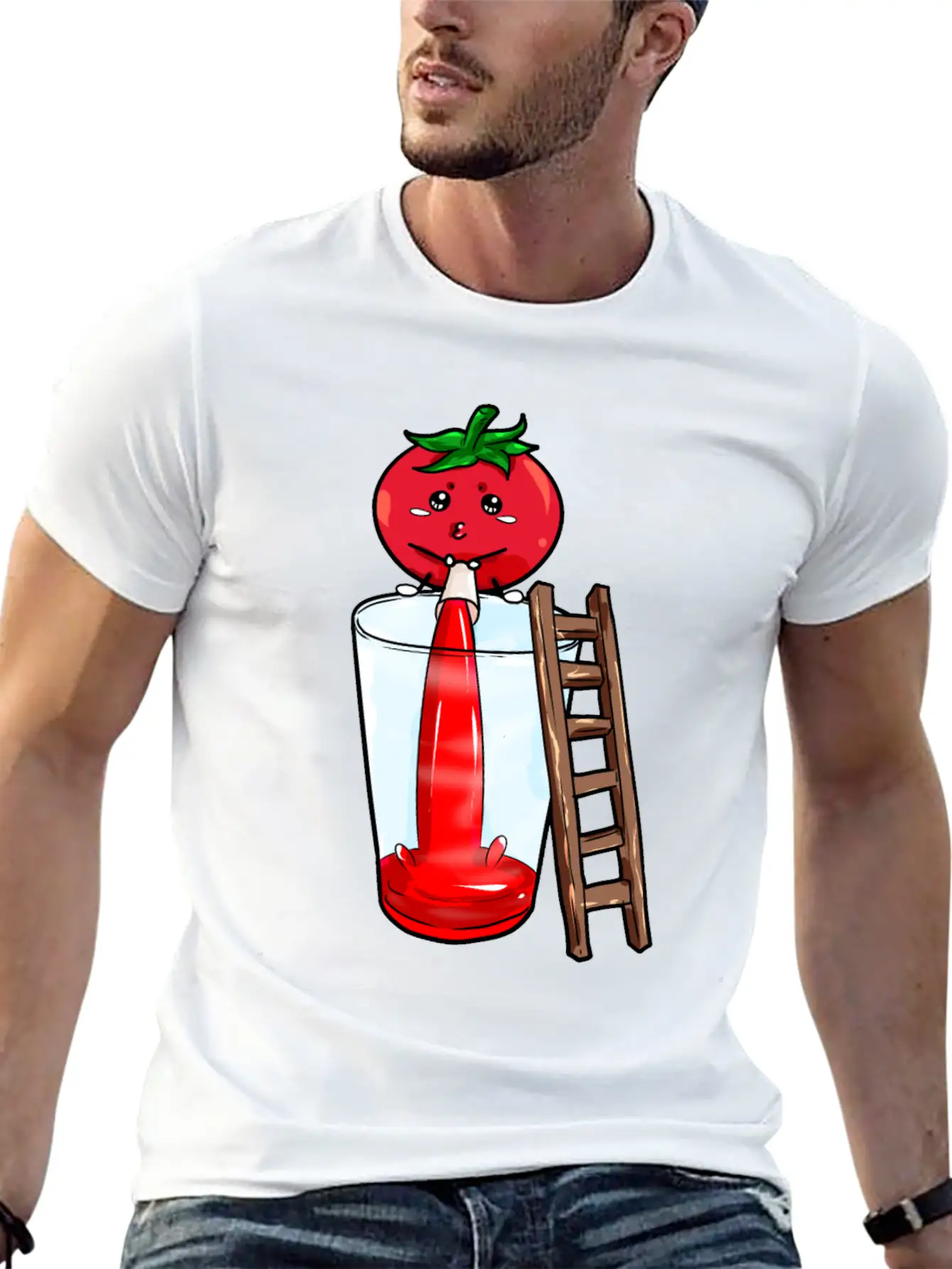 Tomato Pees Tomatojuice Unisex Casual T-Shirt – Clean Design For Daily Comfort
