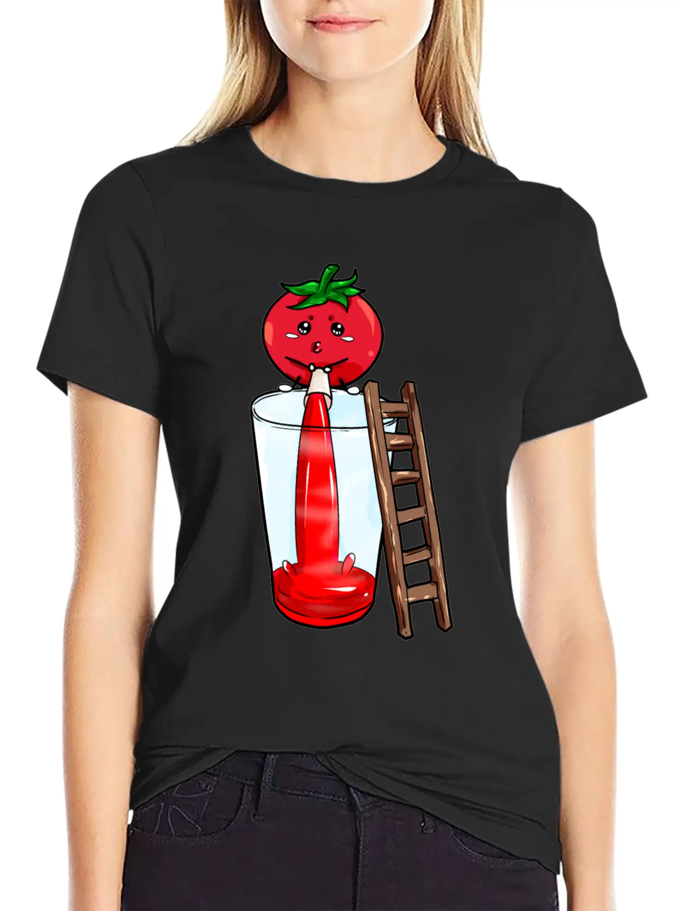 Tomato Pees Tomatojuice Unisex Casual T-Shirt – Clean Design For Daily Comfort