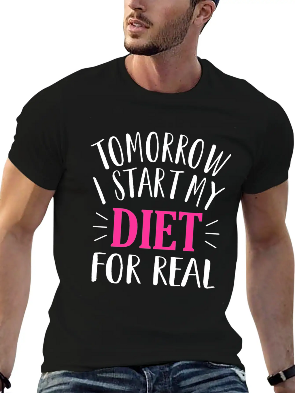 Tomorrow I Start My Diet Lose Weight Motivation Classic Cotton Tee – Unisex Comfort For Any Season