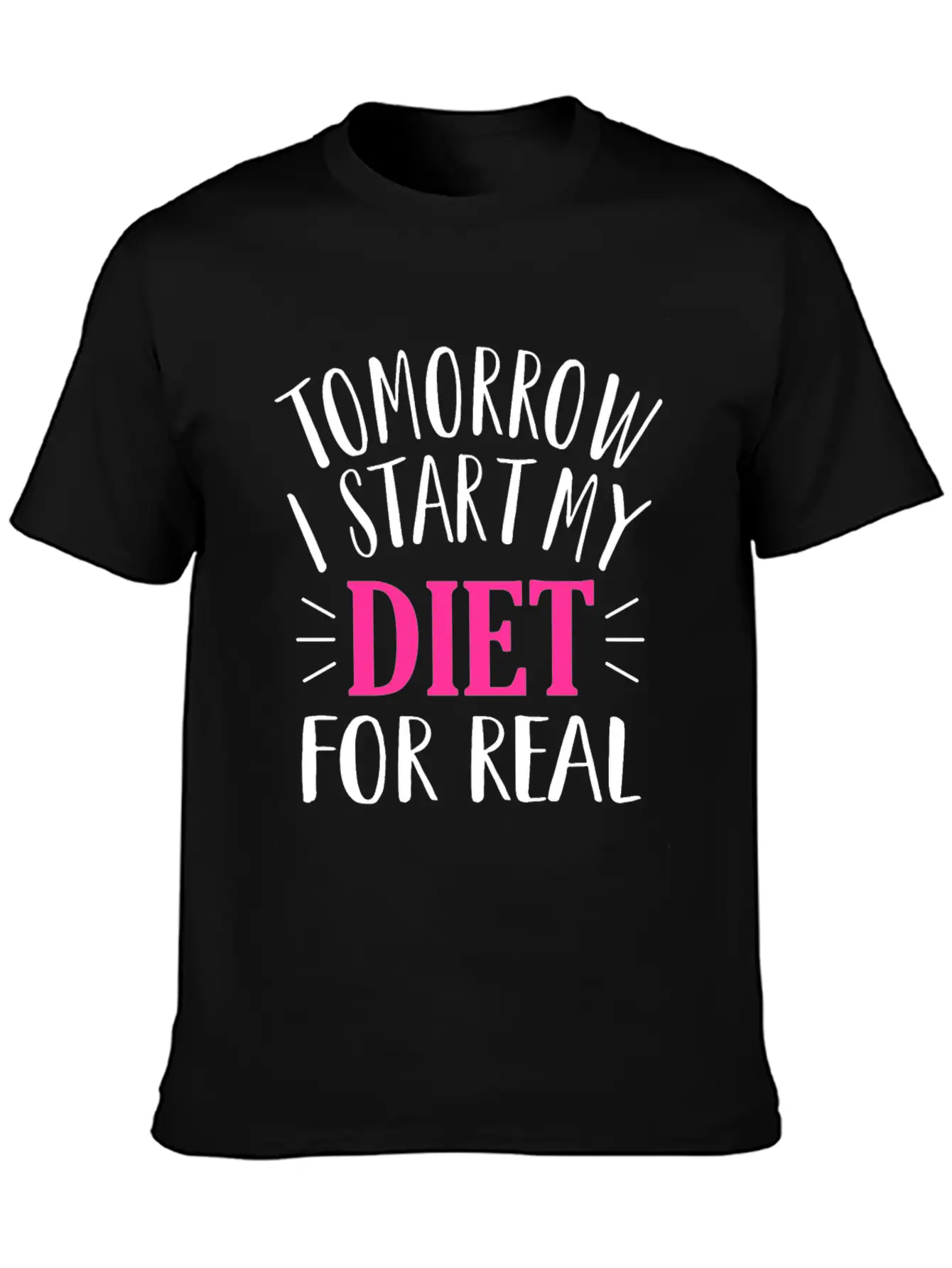 Tomorrow I Start My Diet Lose Weight Motivation Classic Cotton Tee – Unisex Comfort For Any Season