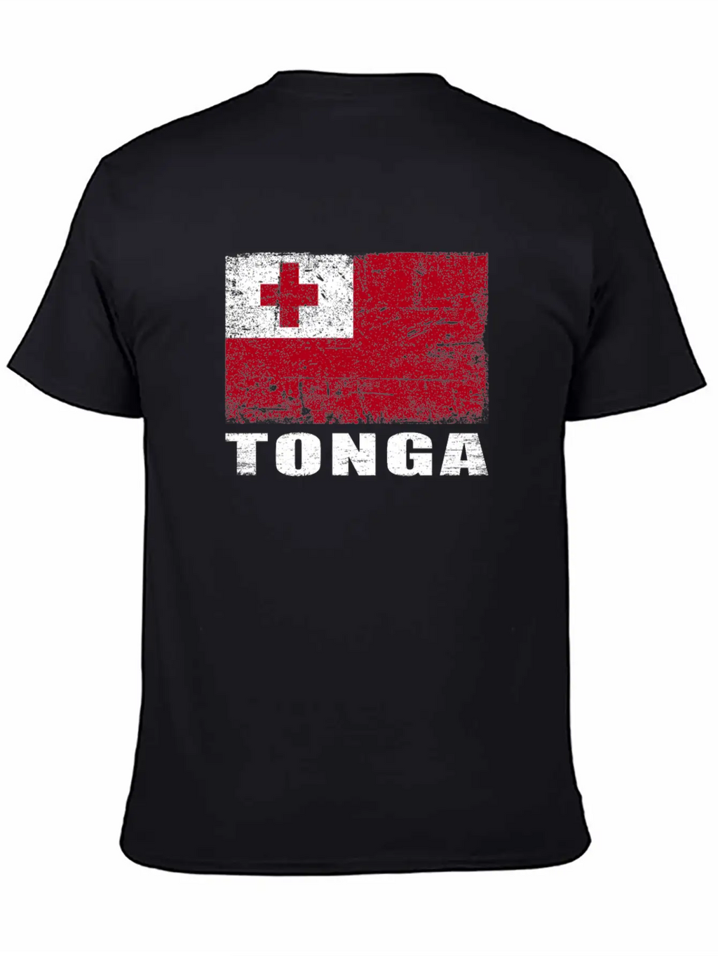 Tonga Flag Grunge Country Flag Tonga Unisex Casual T-Shirt – Clean Design For Daily Comfort