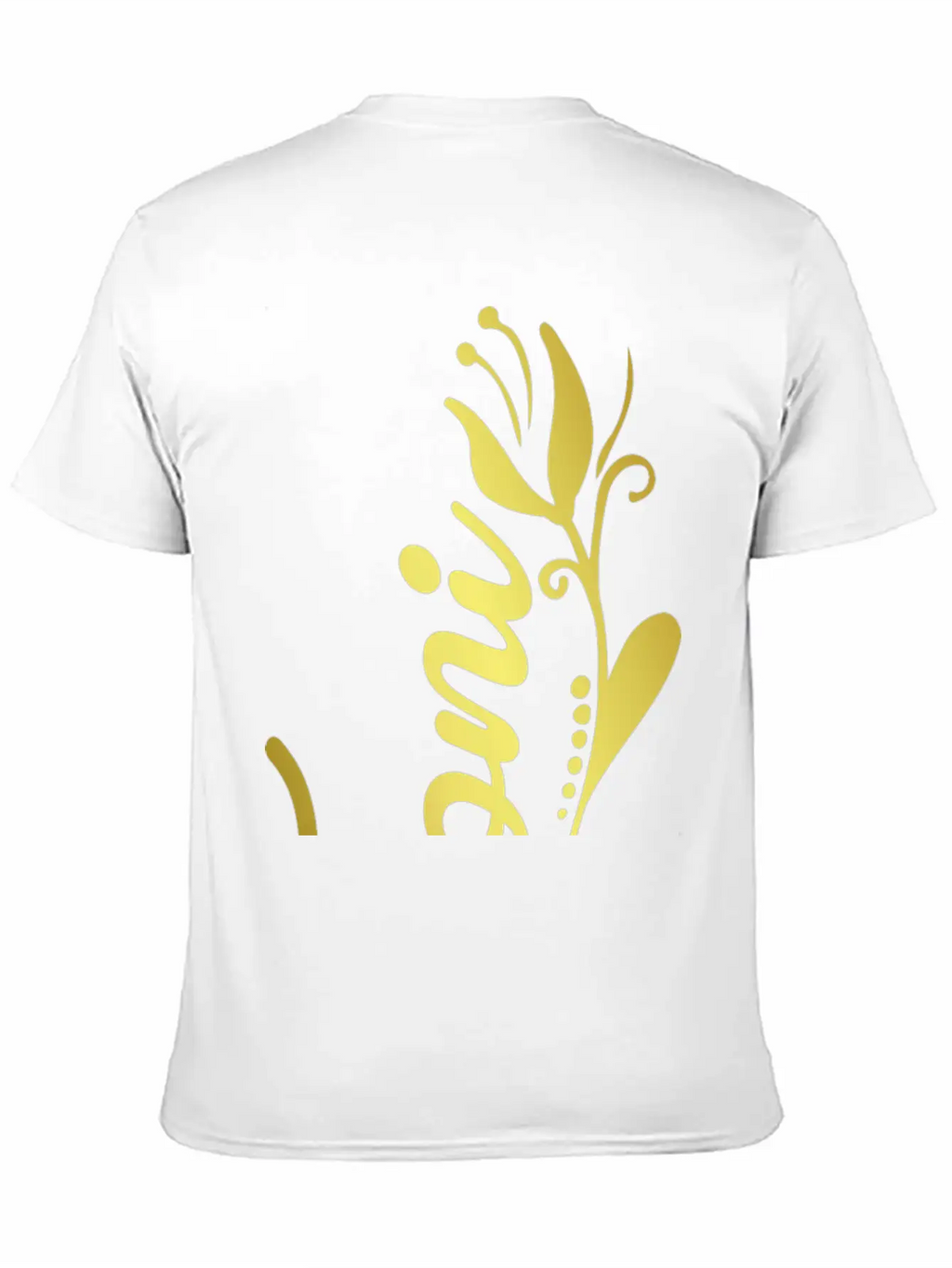 Toni Name Faux Gold Tulip Flourish Basic Graphic T-Shirt – Daily Comfort In Soft Cotton