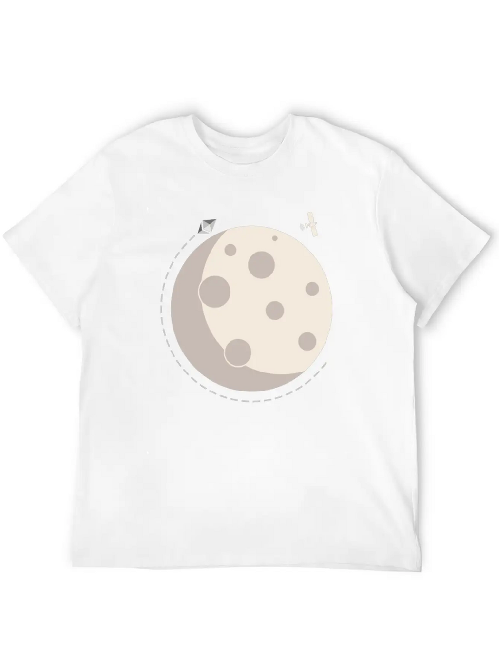 Too The Moon Satelite Ethereum Digital Crypto Essential Cotton Tee For Daily Outfits – Unisex Style