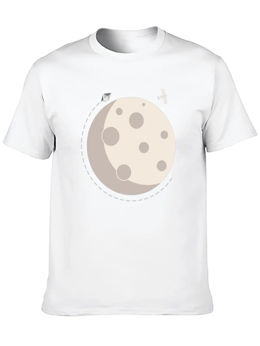 Too The Moon Satelite Ethereum Digital Crypto Essential Cotton Tee For Daily Outfits – Unisex Style