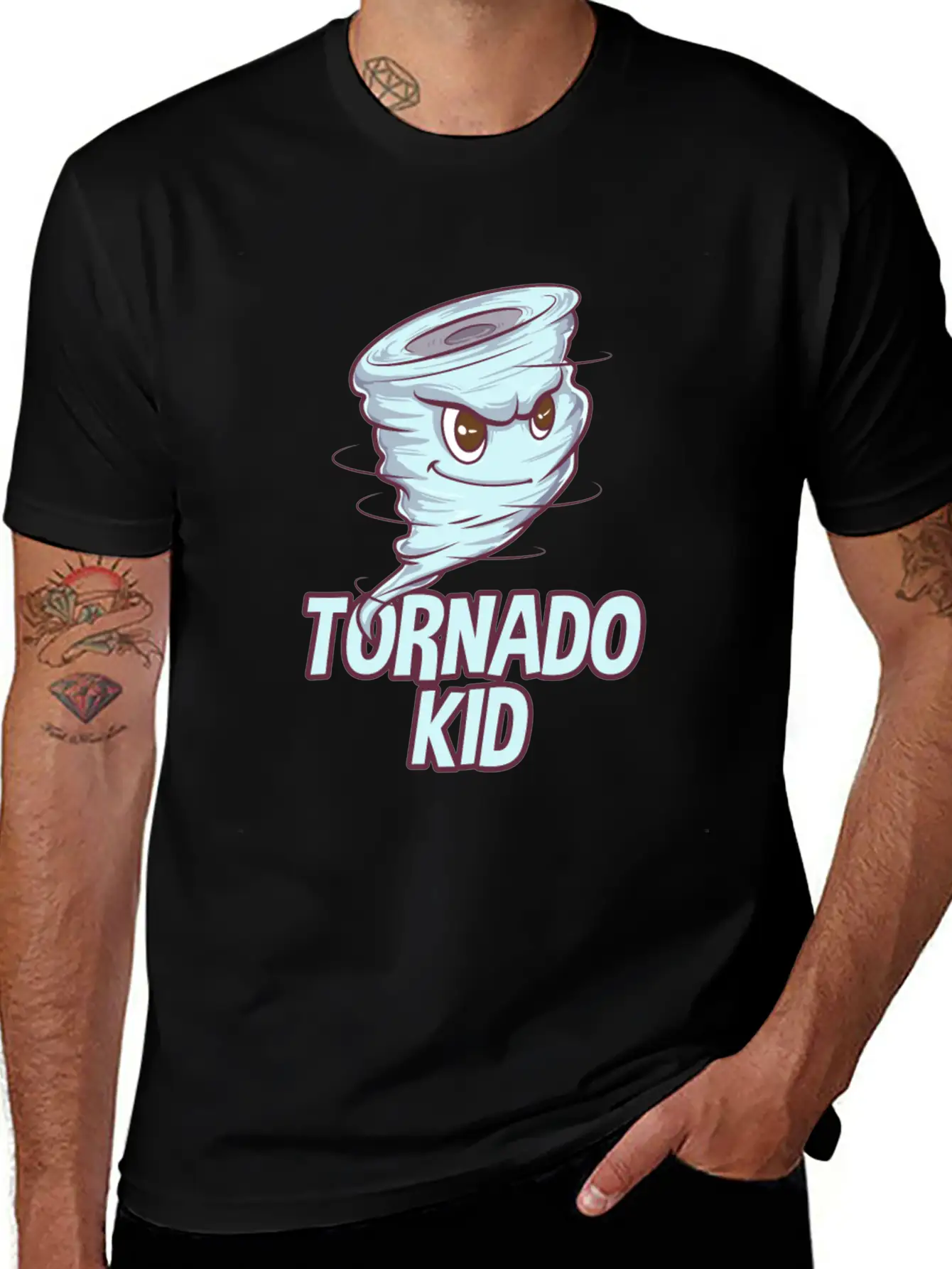 Tornado Kid Weather Storm Forecaster Meteorologist Classic Cotton Tee – Unisex Comfort For Any Season