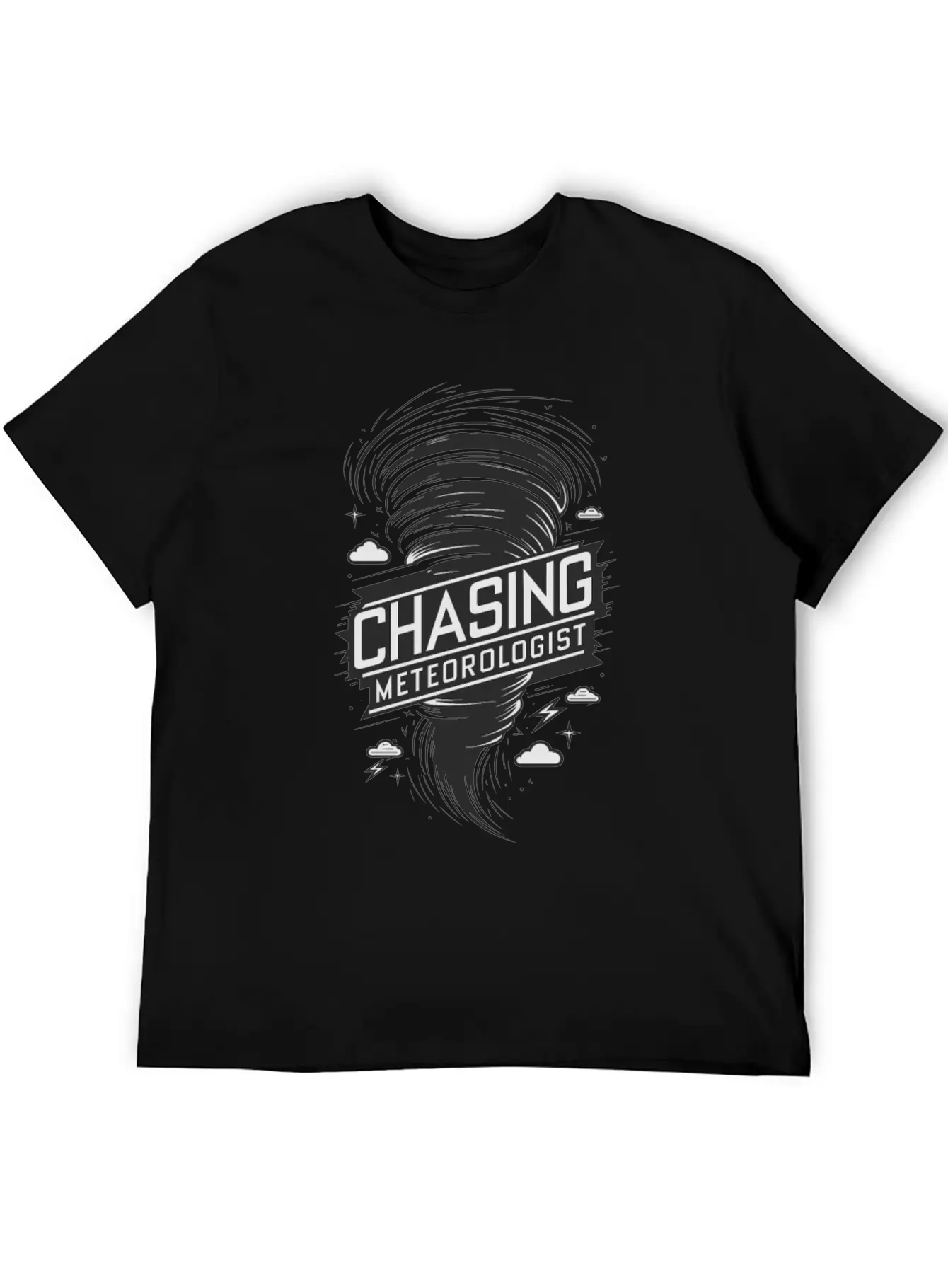 Tornado Twister Chasing Meteorologist Breathable Soft Cotton T-Shirt – Timeless Casual Look