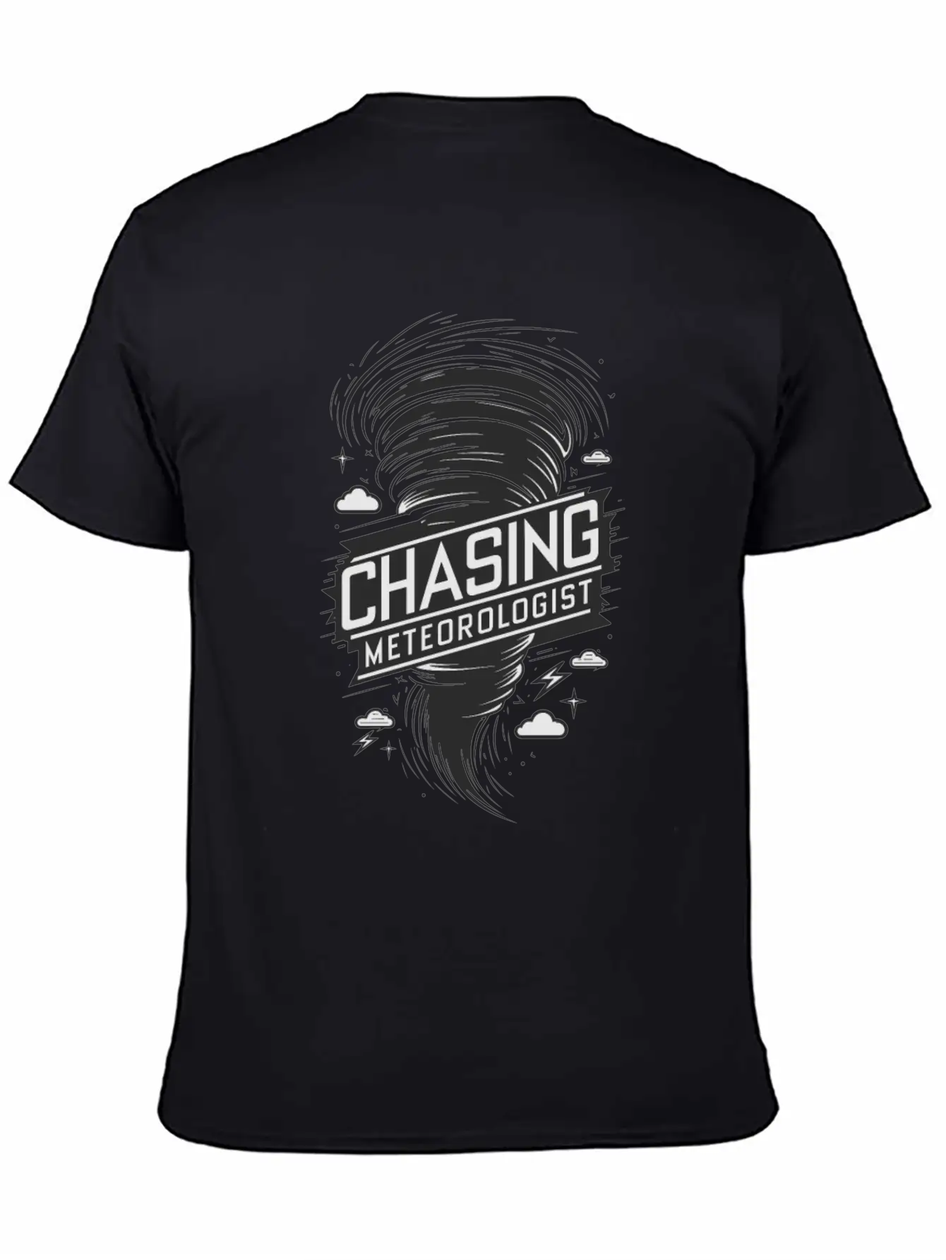 Tornado Twister Chasing Meteorologist Breathable Soft Cotton T-Shirt – Timeless Casual Look