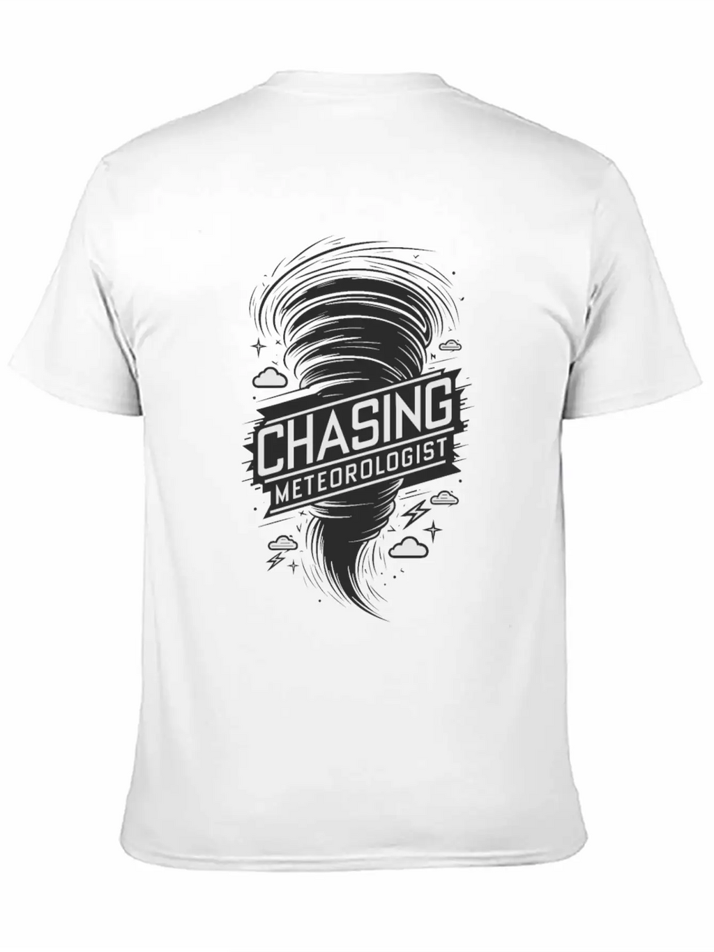 Tornado Twister Chasing Meteorologist Breathable Soft Cotton T-Shirt – Timeless Casual Look