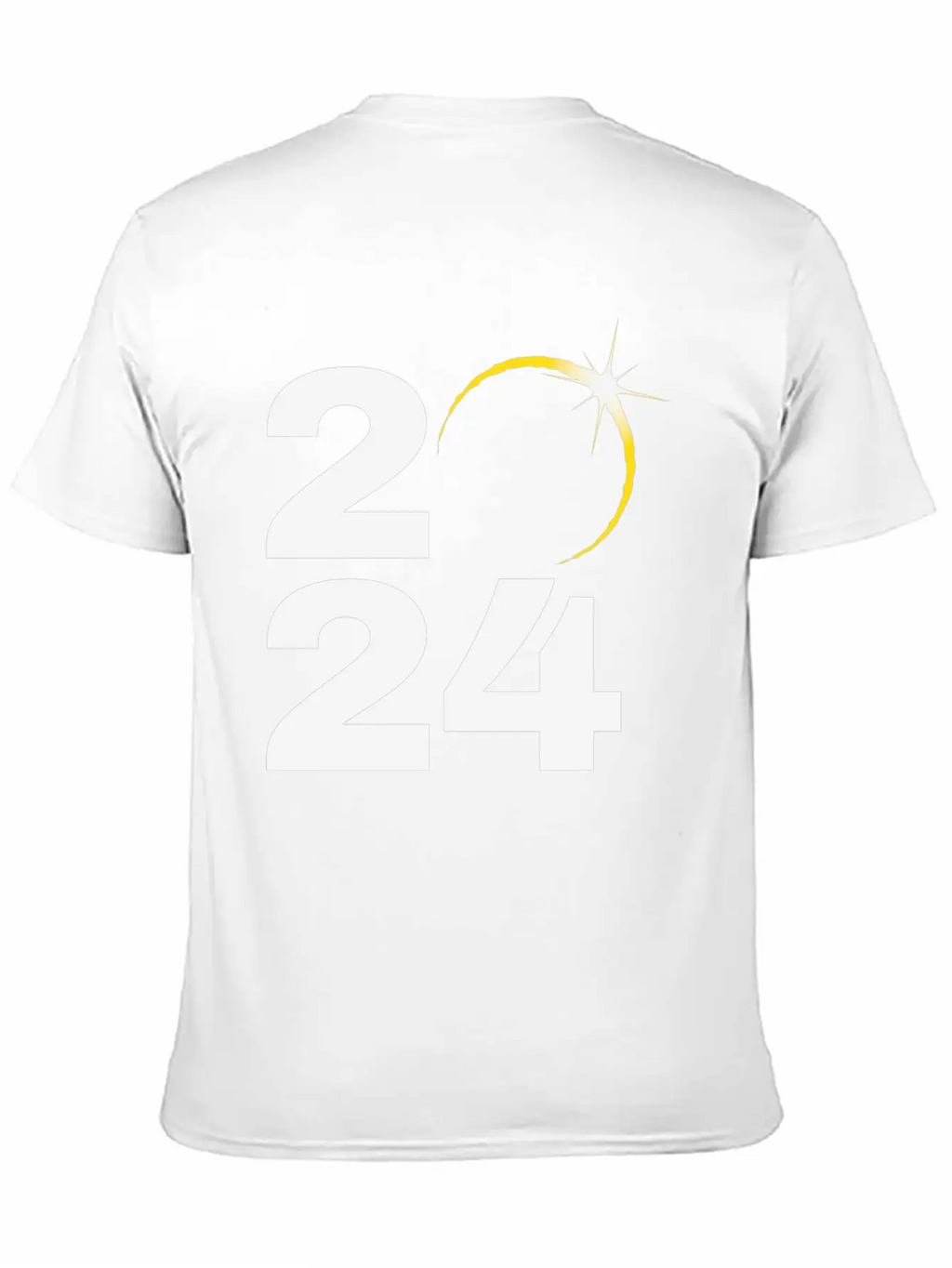 Total Solar Eclipse 2024 Relaxed Everyday Tee – Lightweight And Durable Cotton