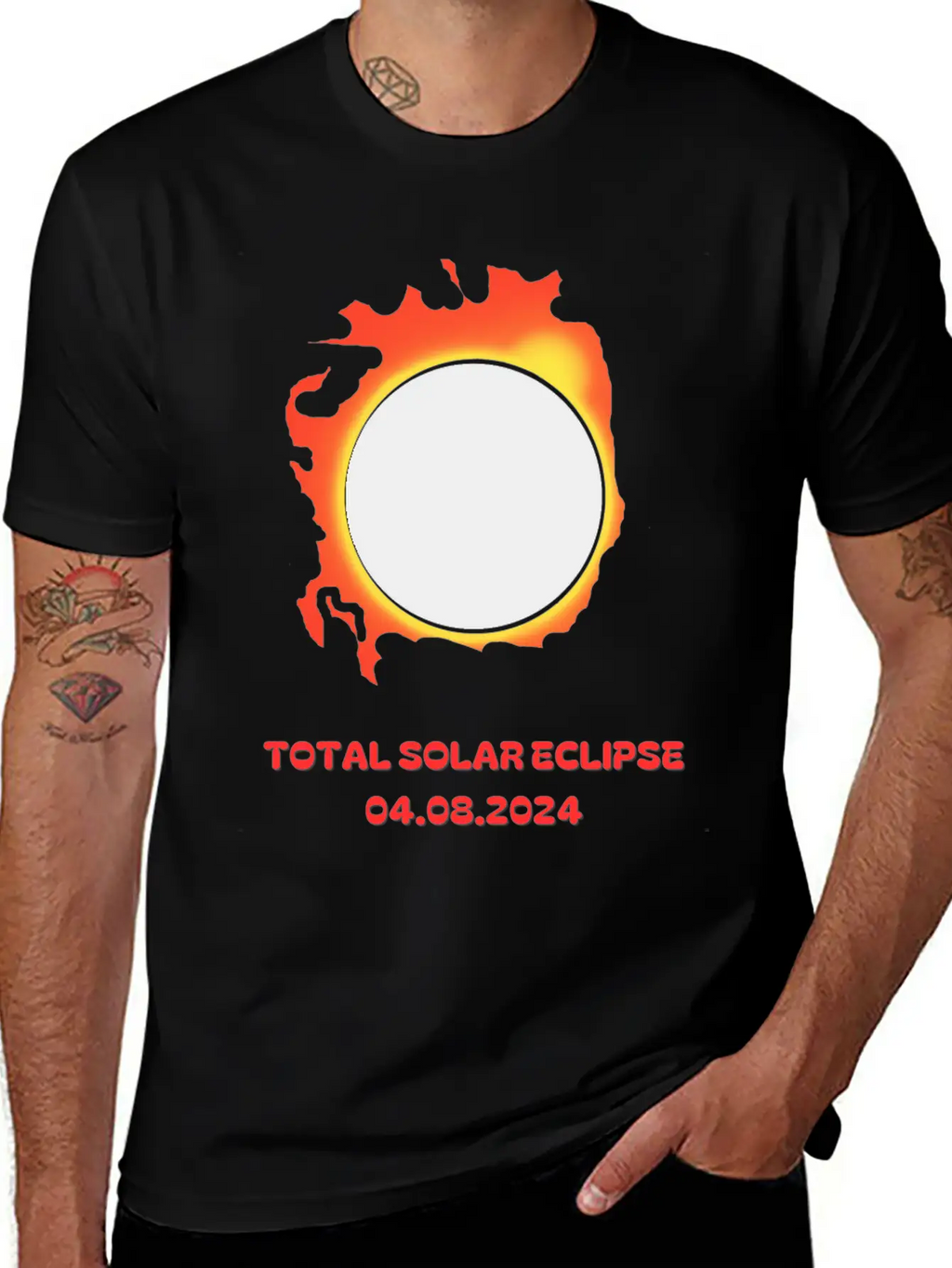 Total Solar Eclipse 2024 T-Shirt Classic Cotton Tee – Unisex Comfort For Any Season