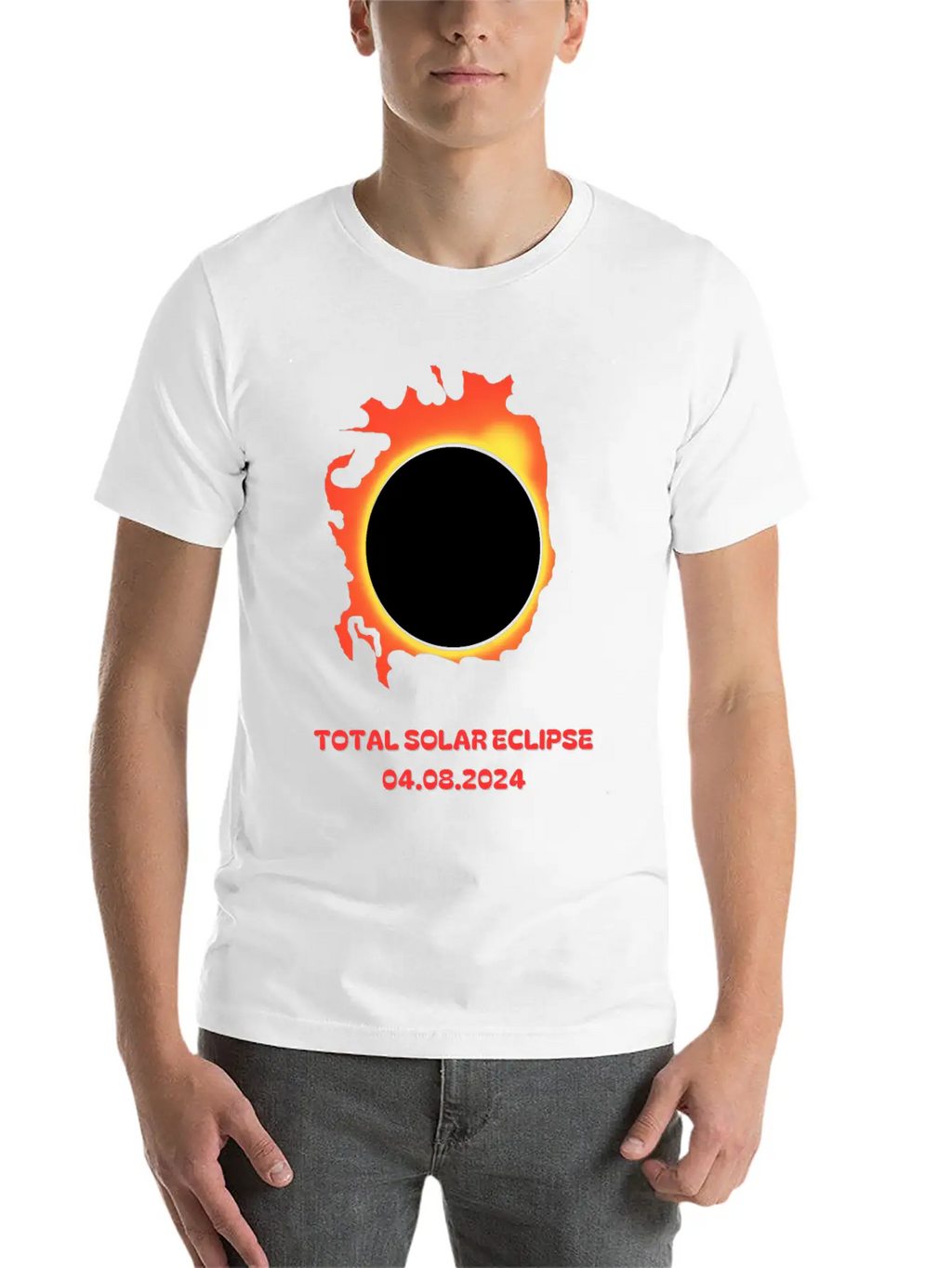 Total Solar Eclipse 2024 T-Shirt Classic Cotton Tee – Unisex Comfort For Any Season