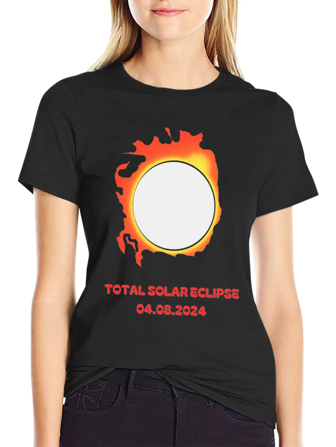 Total Solar Eclipse 2024 T-Shirt Classic Cotton Tee – Unisex Comfort For Any Season