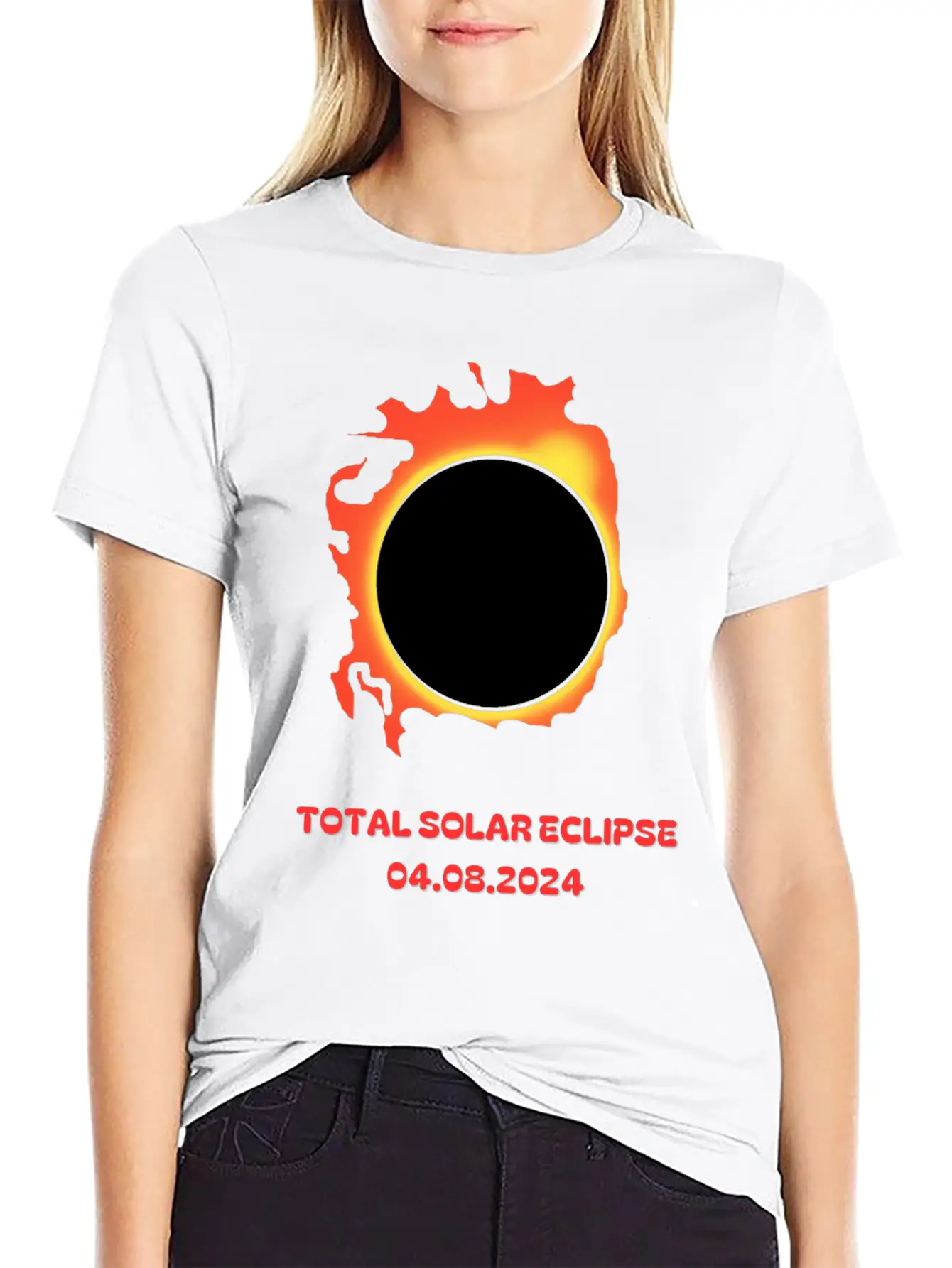 Total Solar Eclipse 2024 T-Shirt Classic Cotton Tee – Unisex Comfort For Any Season