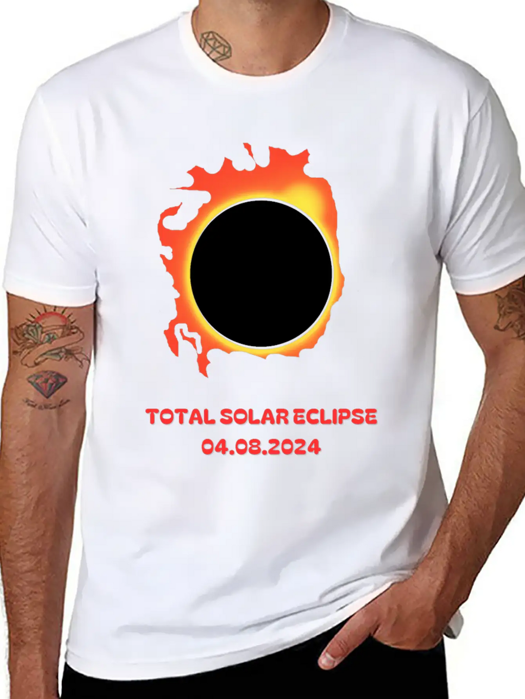 Total Solar Eclipse 2024 T-Shirt Classic Cotton Tee – Unisex Comfort For Any Season