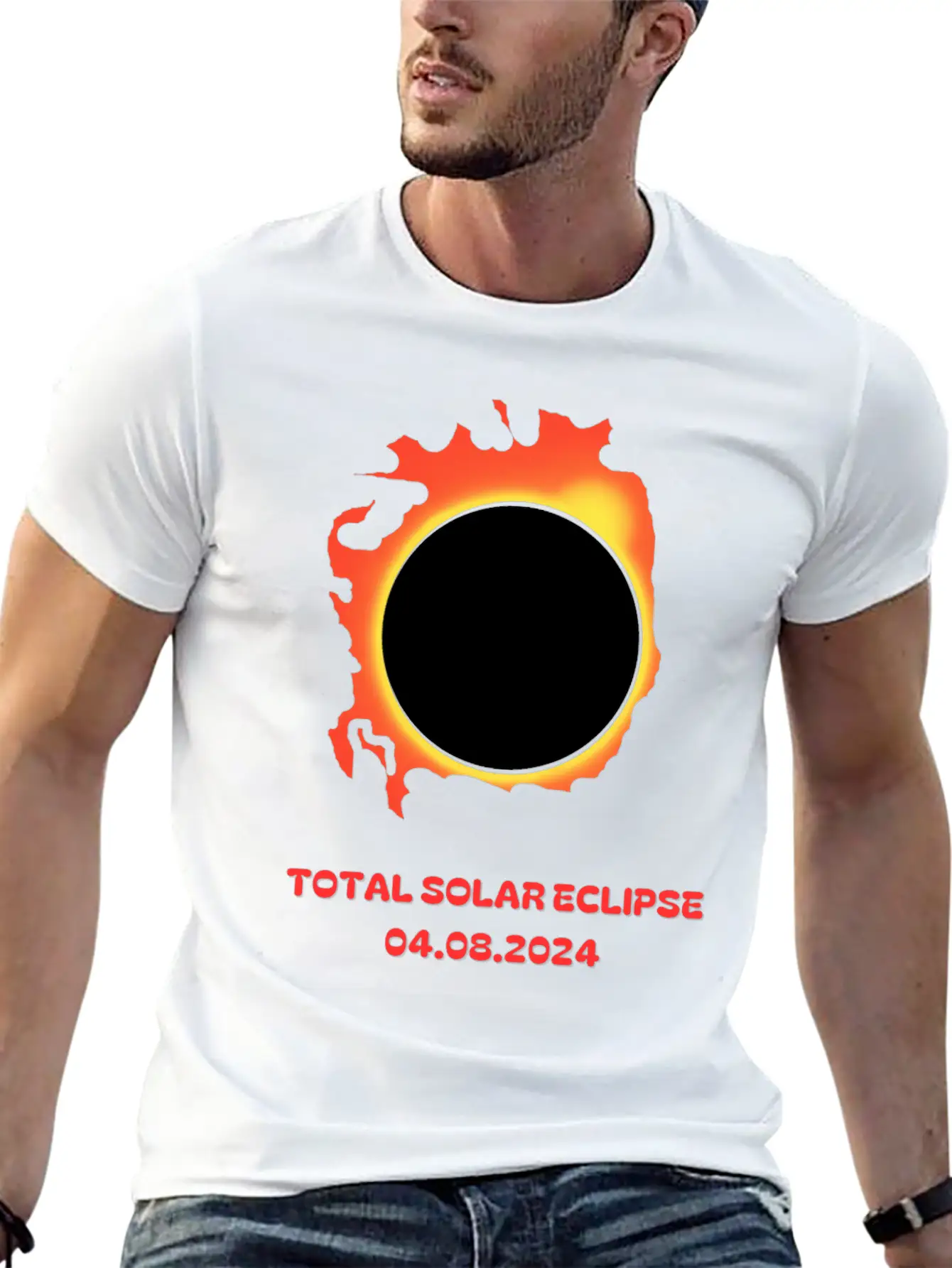 Total Solar Eclipse 2024 T-Shirt Classic Cotton Tee – Unisex Comfort For Any Season