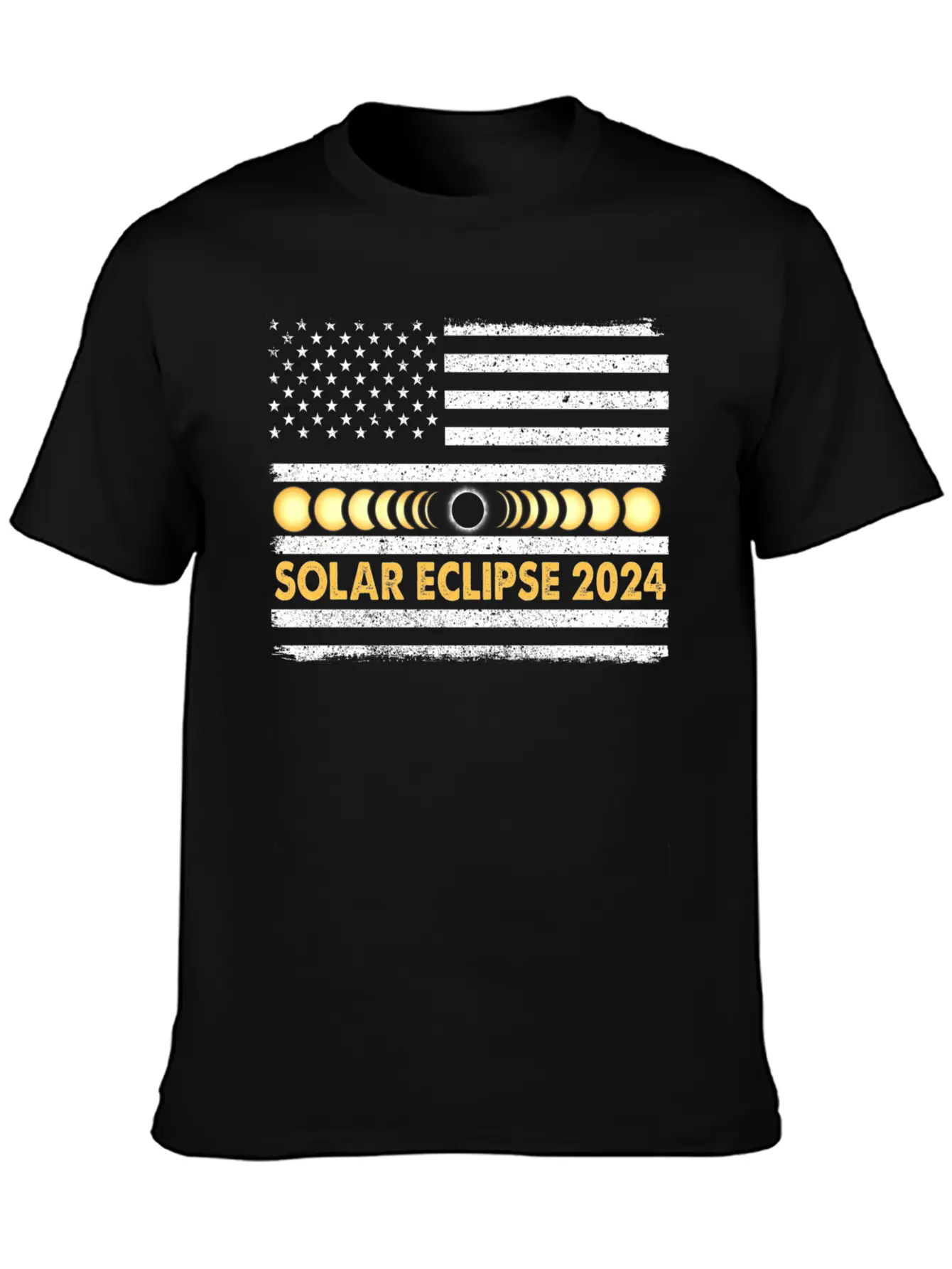 Total Solar Eclipse 2024 Totality Phases Us Classic Cotton Tee – Unisex Comfort For Any Season