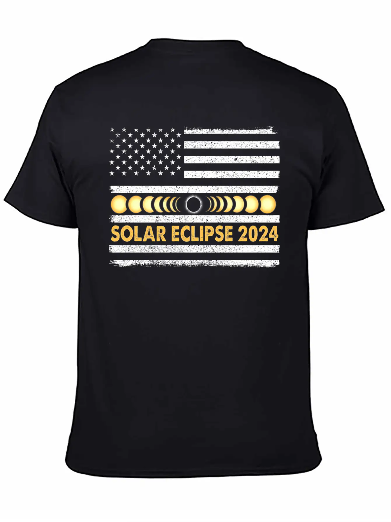 Total Solar Eclipse 2024 Totality Phases Us Classic Cotton Tee – Unisex Comfort For Any Season