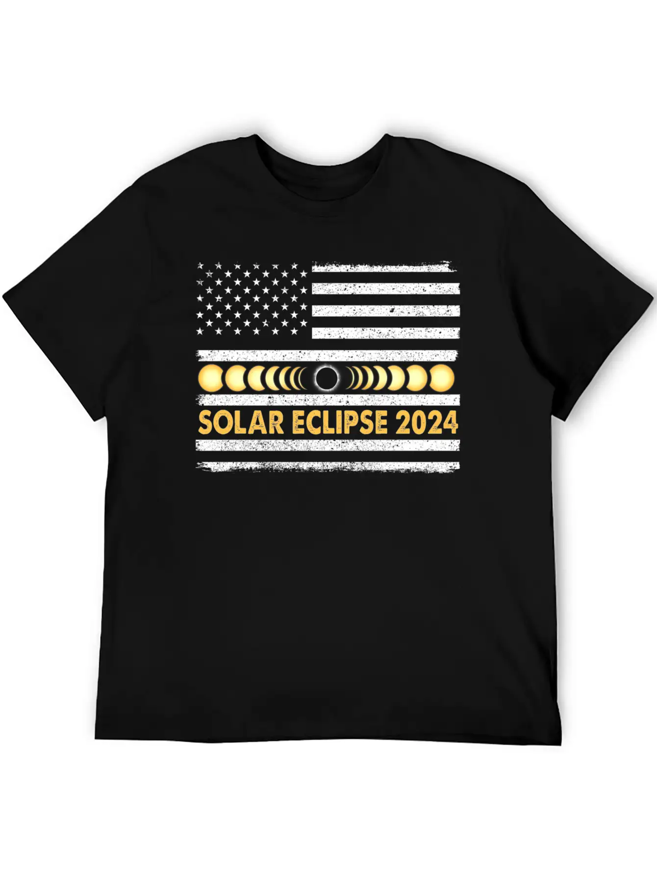 Total Solar Eclipse 2024 Totality Phases Us Classic Cotton Tee – Unisex Comfort For Any Season