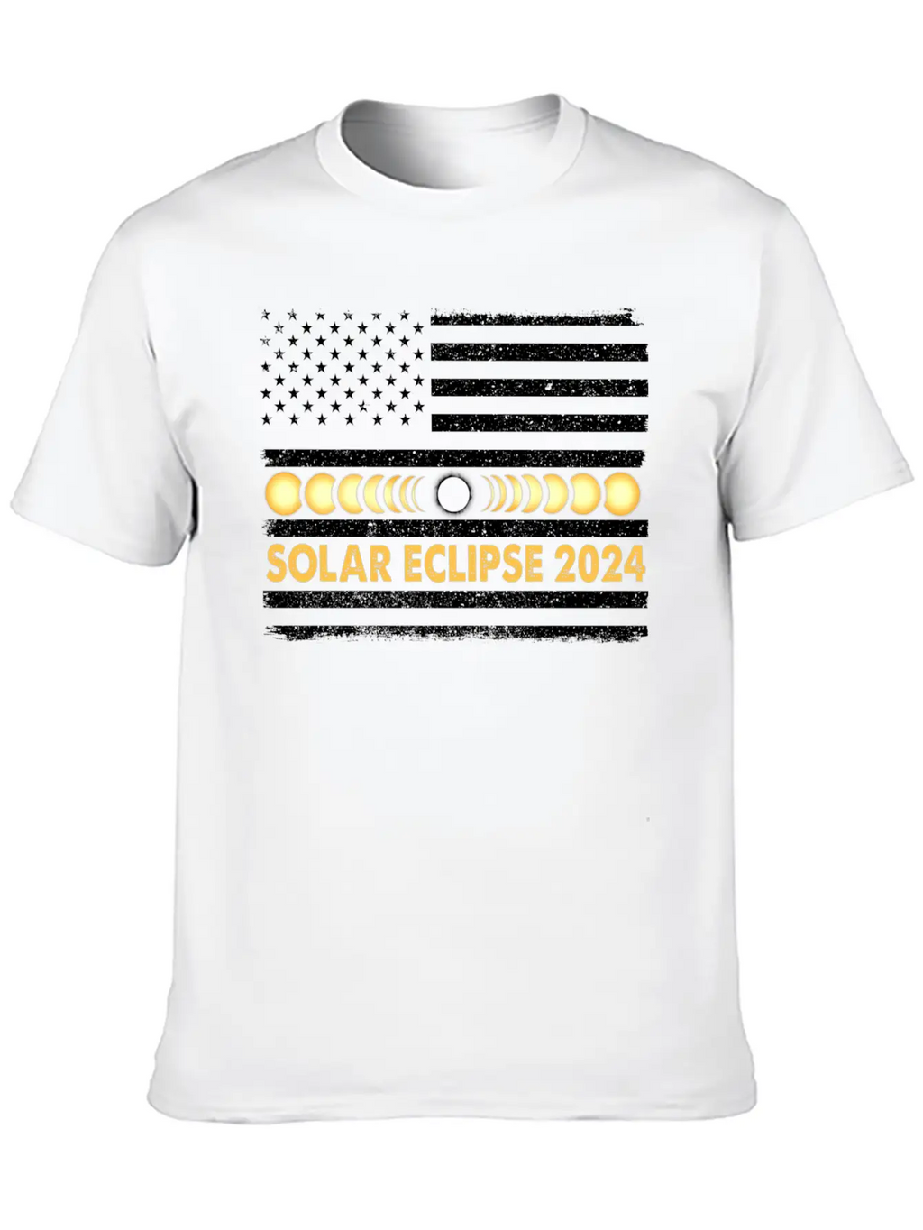 Total Solar Eclipse 2024 Totality Phases Us Classic Cotton Tee – Unisex Comfort For Any Season