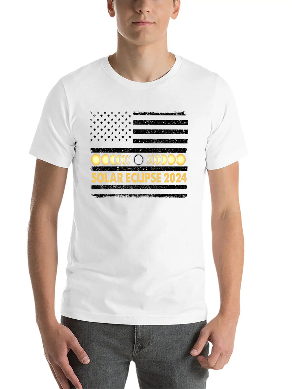 Total Solar Eclipse 2024 Totality Phases Us Classic Cotton Tee – Unisex Comfort For Any Season