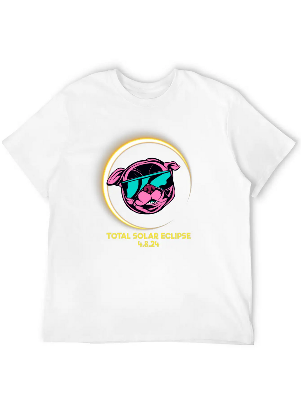 Total Solar Eclipse 4.8.24 Path Of Totality Kids Stylish Everyday T-Shirt – Unisex Basic Cotton Tee