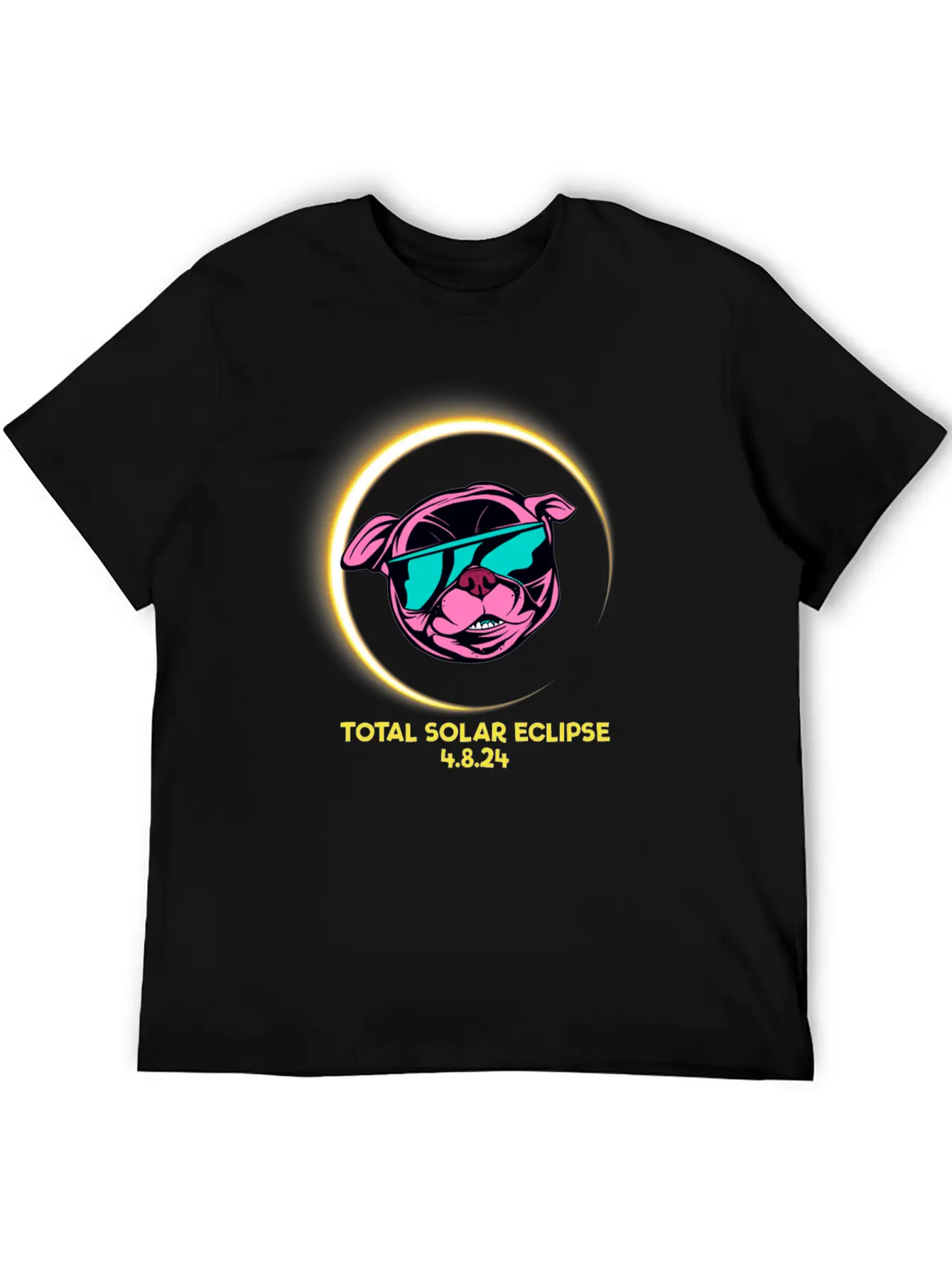 Total Solar Eclipse 4.8.24 Path Of Totality Kids Stylish Everyday T-Shirt – Unisex Basic Cotton Tee