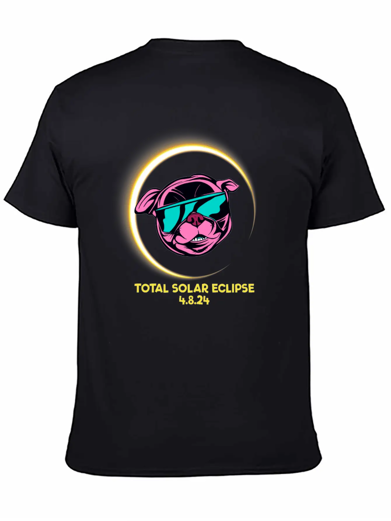 Total Solar Eclipse 4.8.24 Path Of Totality Kids Stylish Everyday T-Shirt – Unisex Basic Cotton Tee