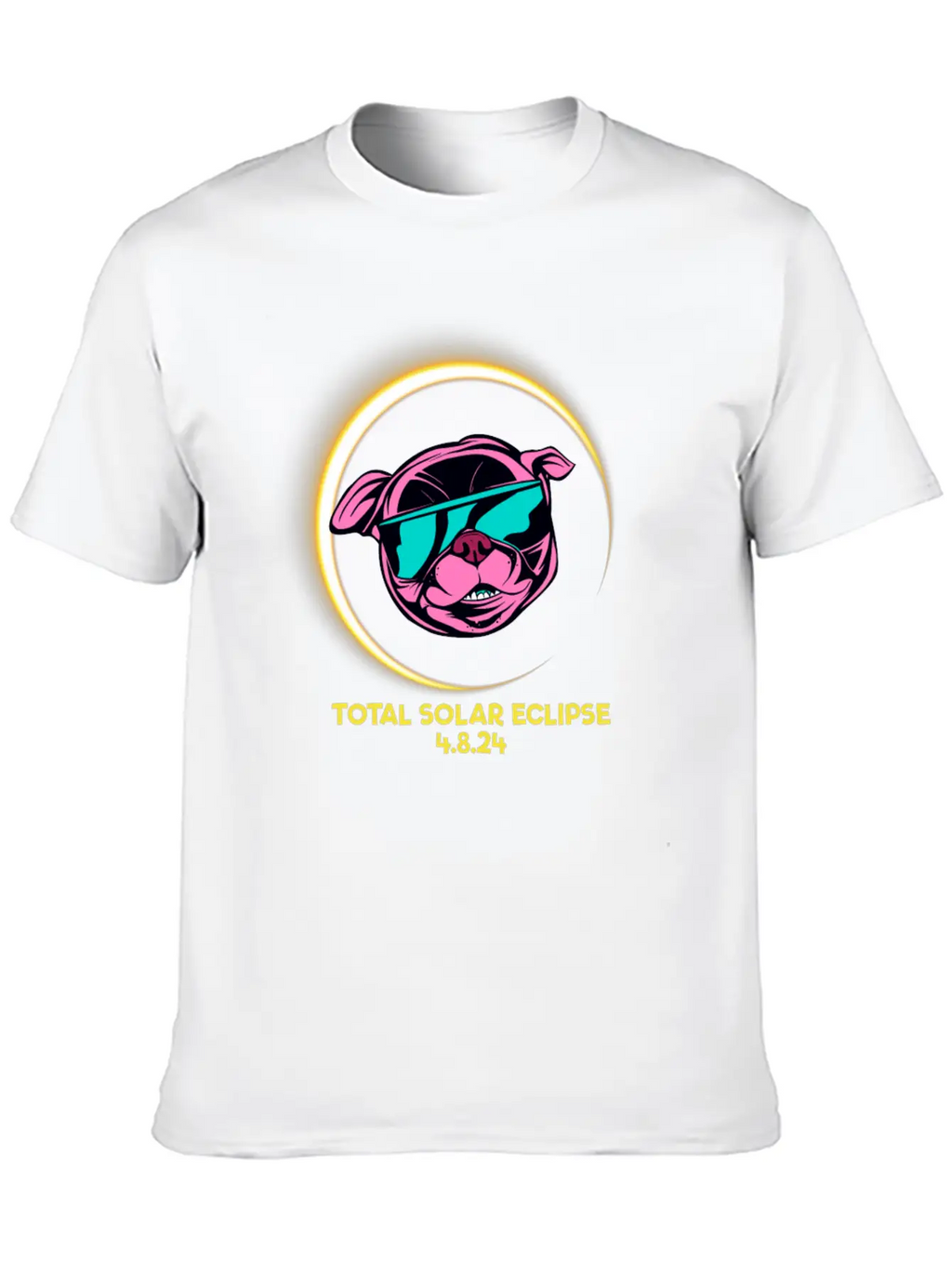 Total Solar Eclipse 4.8.24 Path Of Totality Kids Stylish Everyday T-Shirt – Unisex Basic Cotton Tee