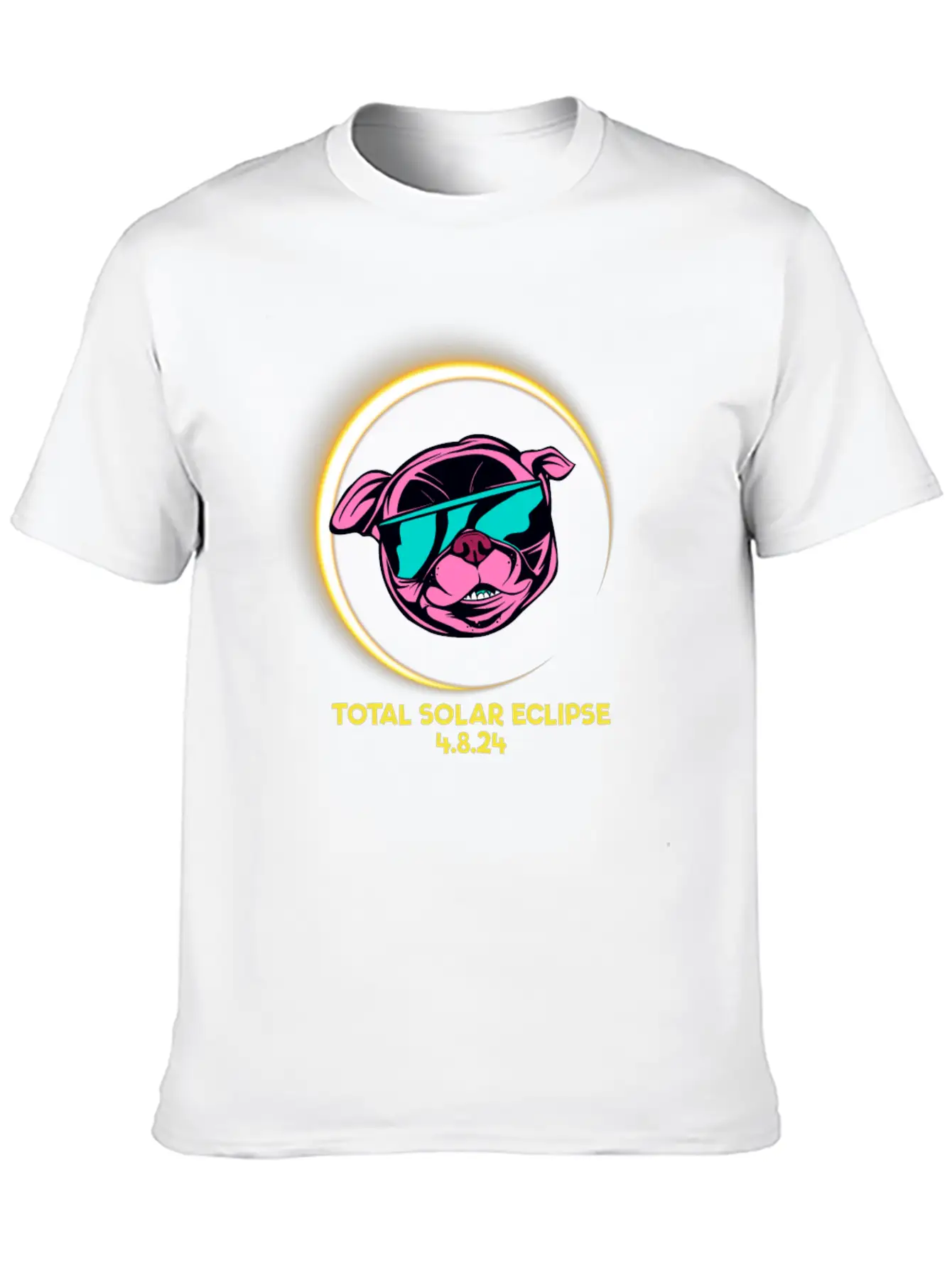 Total Solar Eclipse 4.8.24 Path Of Totality Kids Stylish Everyday T-Shirt – Unisex Basic Cotton Tee