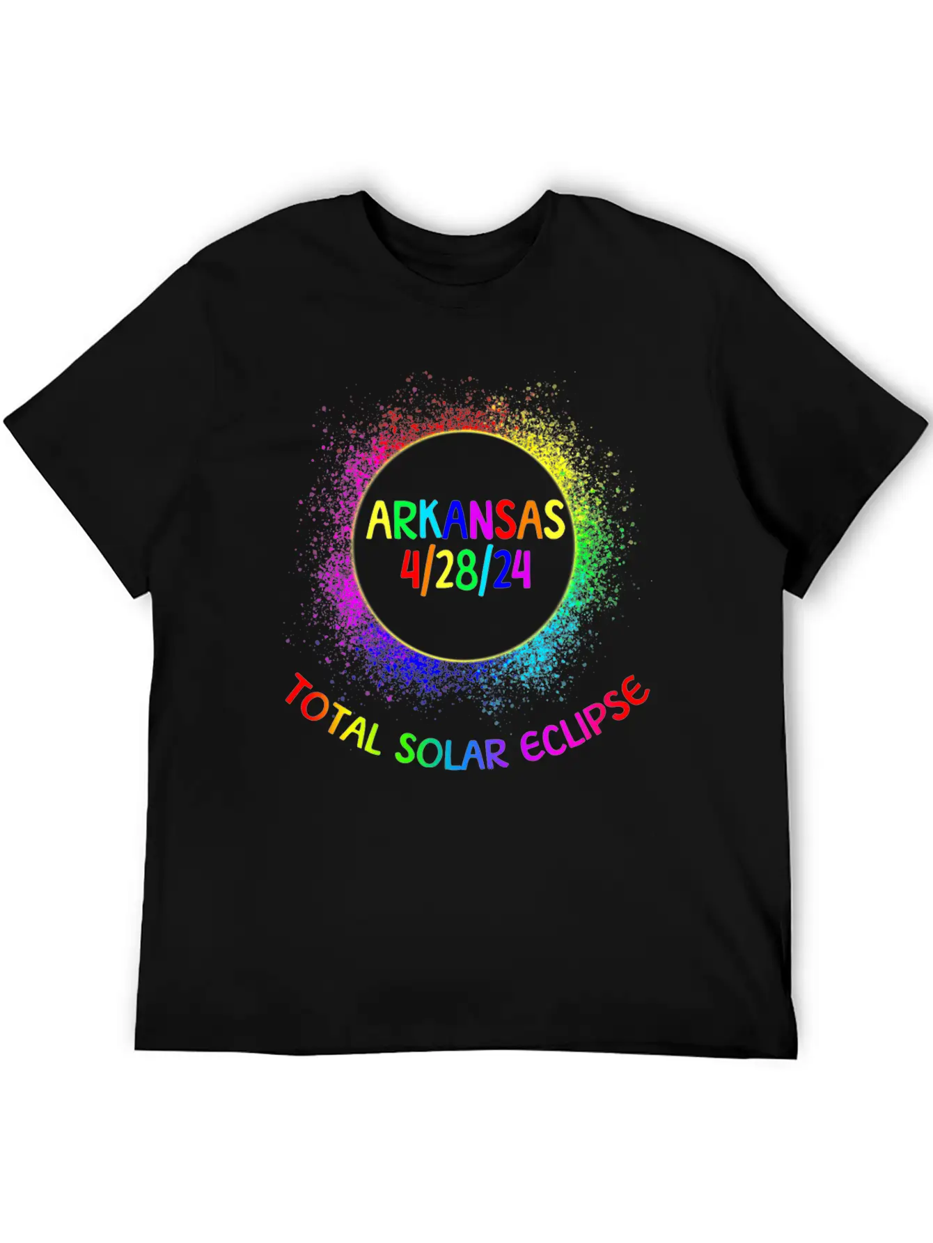Total Solar Eclipse Arkansas 4/28/24 Kids Eclipsef Classic Cotton Tee – Unisex Comfort For Any Season