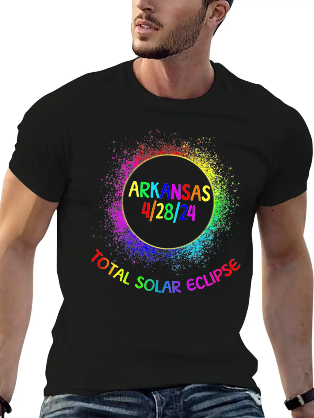 Total Solar Eclipse Arkansas 4/28/24 Kids Eclipsef Classic Cotton Tee – Unisex Comfort For Any Season