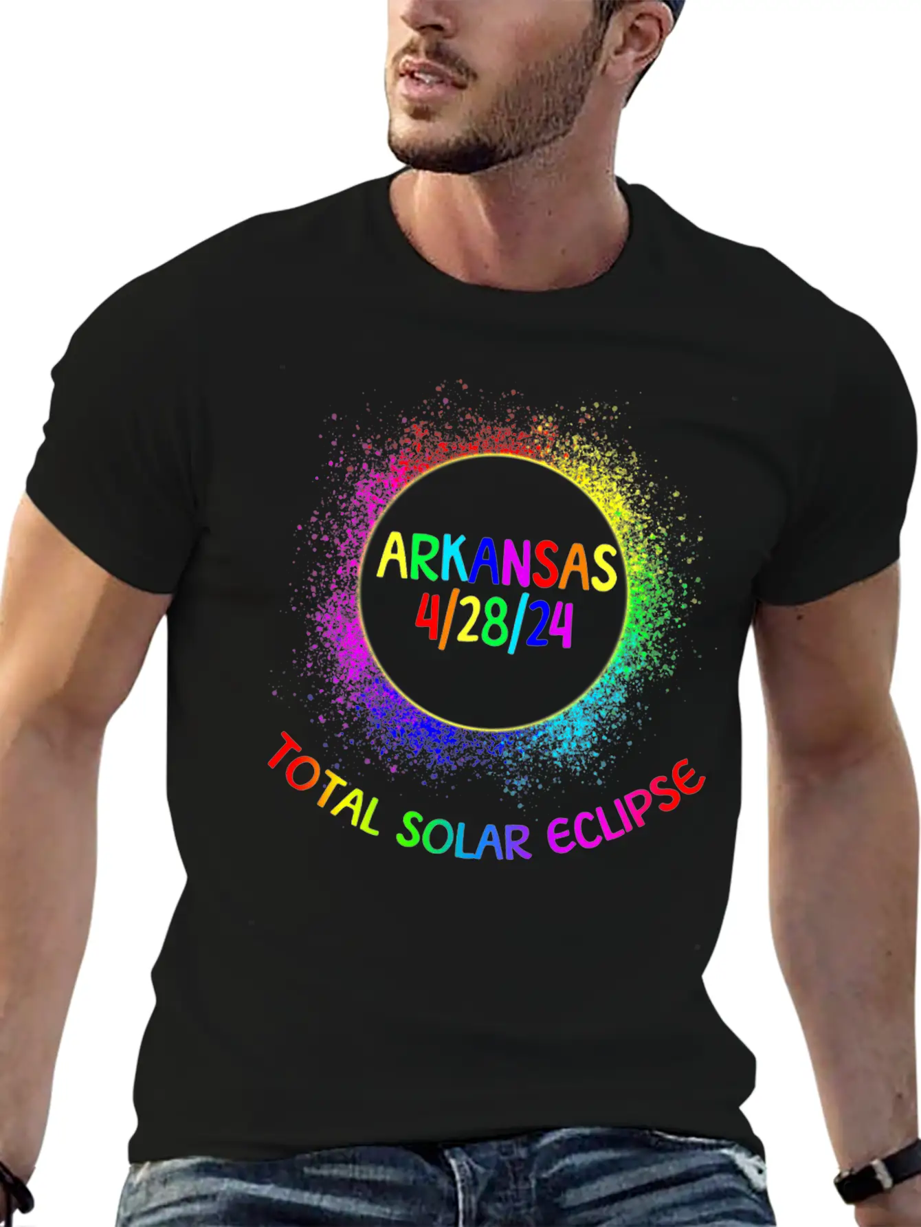 Total Solar Eclipse Arkansas 4/28/24 Kids Eclipsef Classic Cotton Tee – Unisex Comfort For Any Season