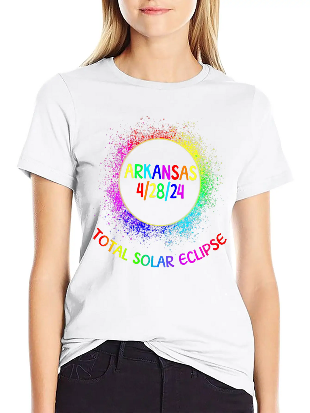 Total Solar Eclipse Arkansas 4/28/24 Kids Eclipsef Classic Cotton Tee – Unisex Comfort For Any Season