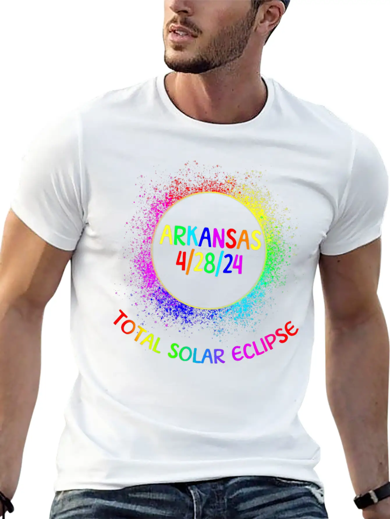 Total Solar Eclipse Arkansas 4/28/24 Kids Eclipsef Classic Cotton Tee – Unisex Comfort For Any Season