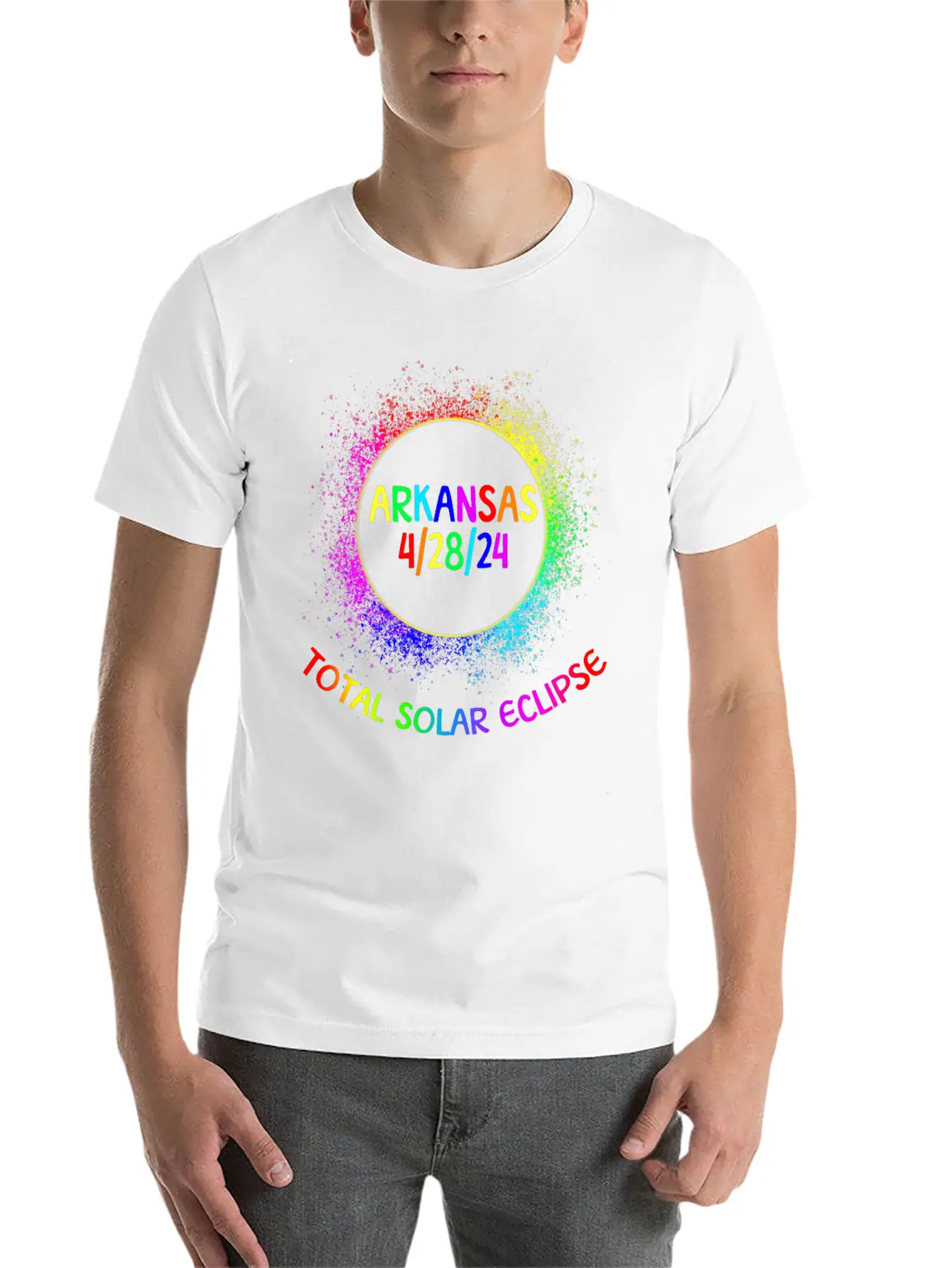 Total Solar Eclipse Arkansas 4/28/24 Kids Eclipsef Classic Cotton Tee – Unisex Comfort For Any Season