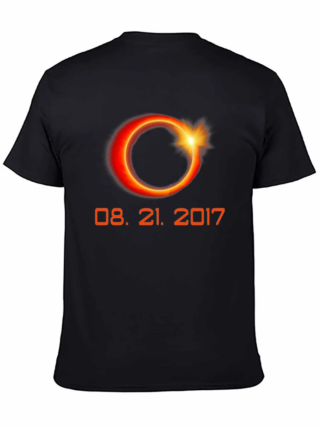 Total Solar Eclipse Summer August 21st 2017 Stylish Everyday T-Shirt – Unisex Basic Cotton Tee