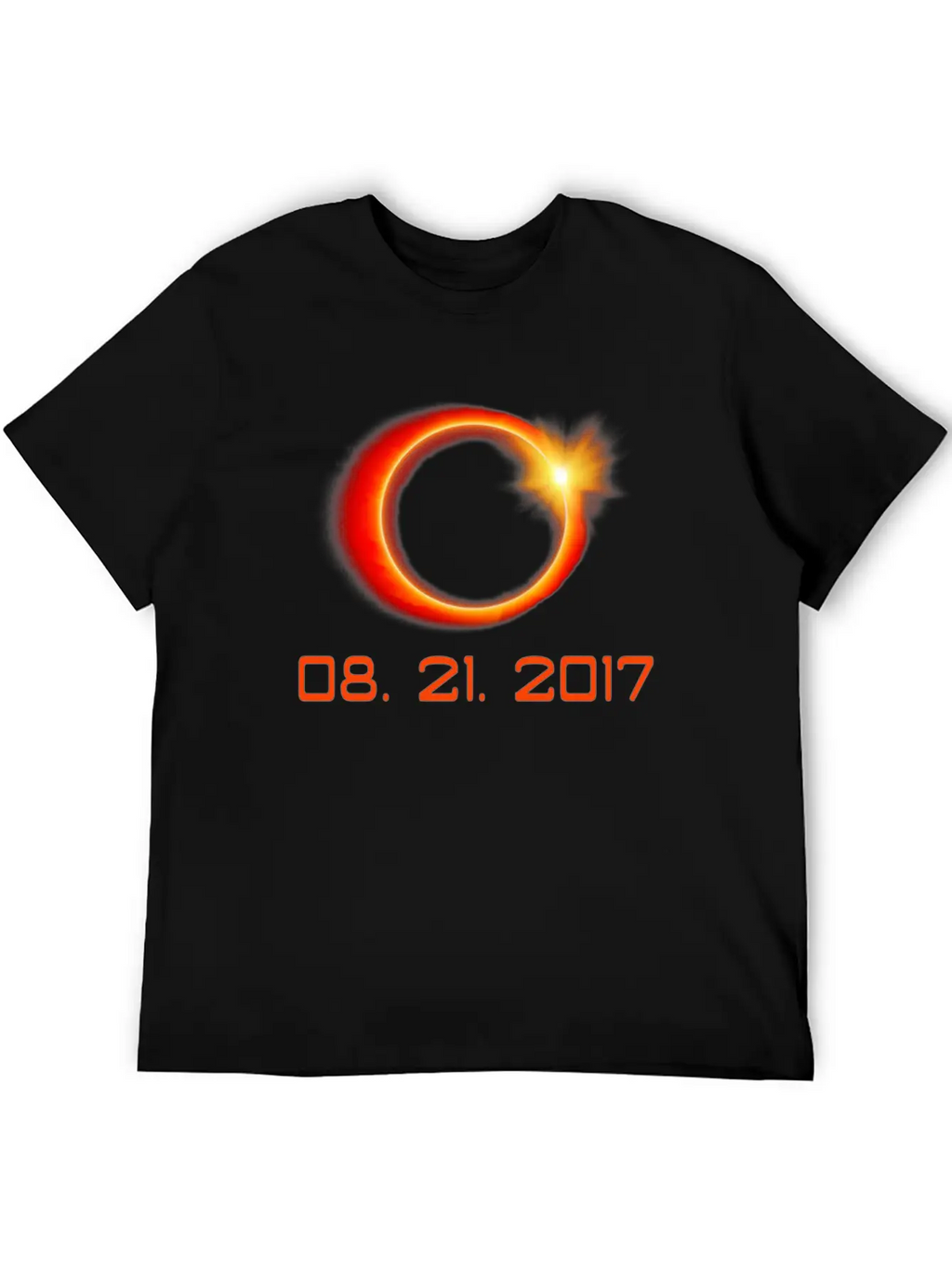 Total Solar Eclipse Summer August 21st 2017 Stylish Everyday T-Shirt – Unisex Basic Cotton Tee