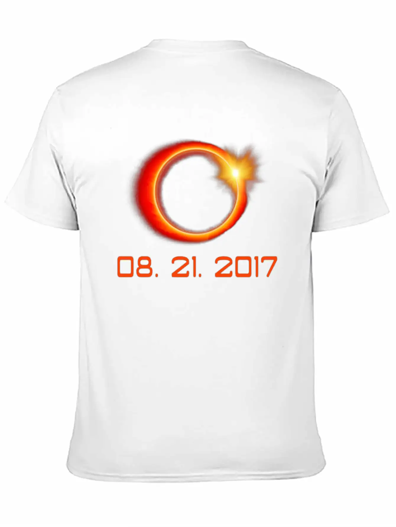Total Solar Eclipse Summer August 21st 2017 Stylish Everyday T-Shirt – Unisex Basic Cotton Tee