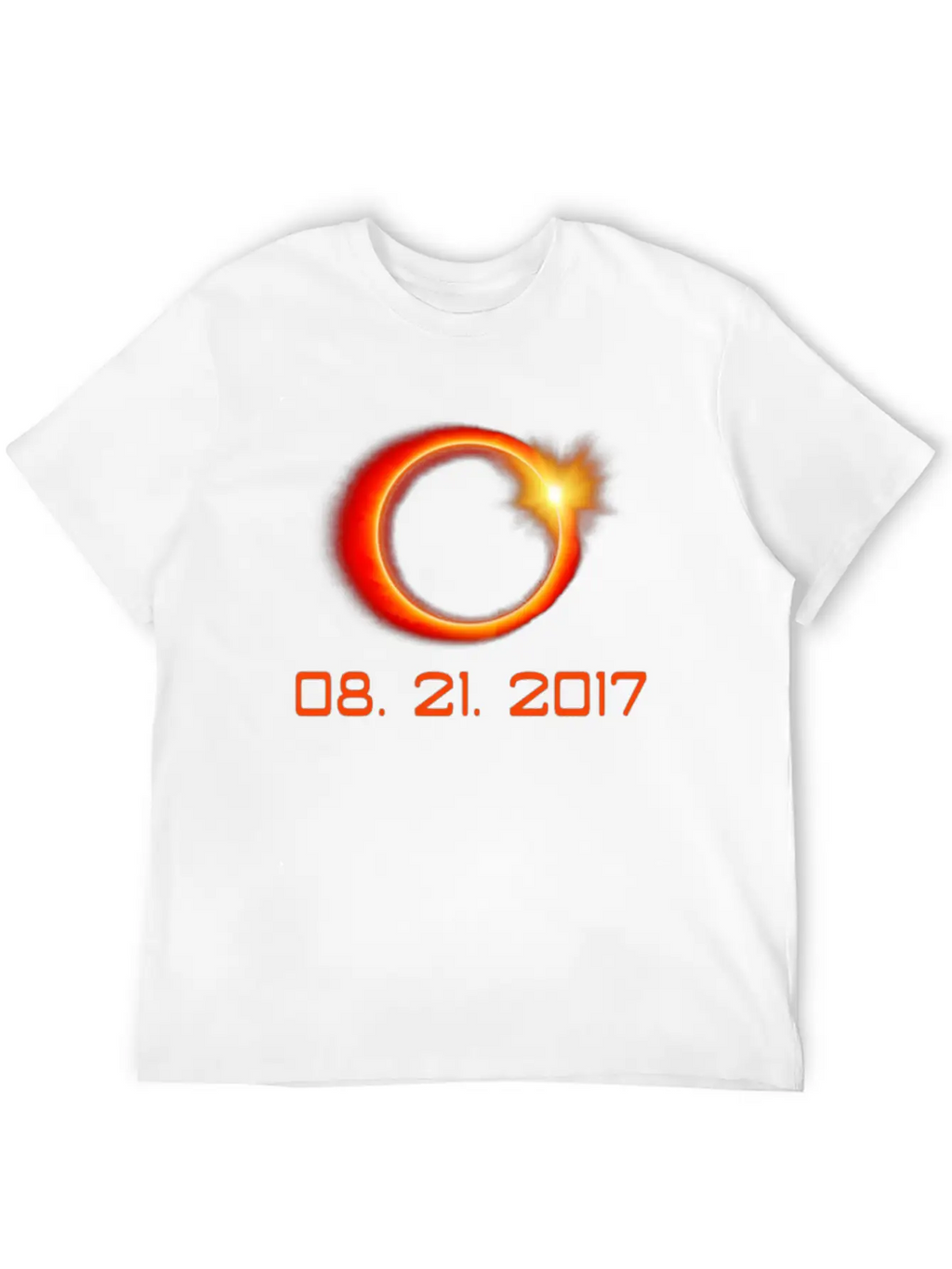 Total Solar Eclipse Summer August 21st 2017 Stylish Everyday T-Shirt – Unisex Basic Cotton Tee
