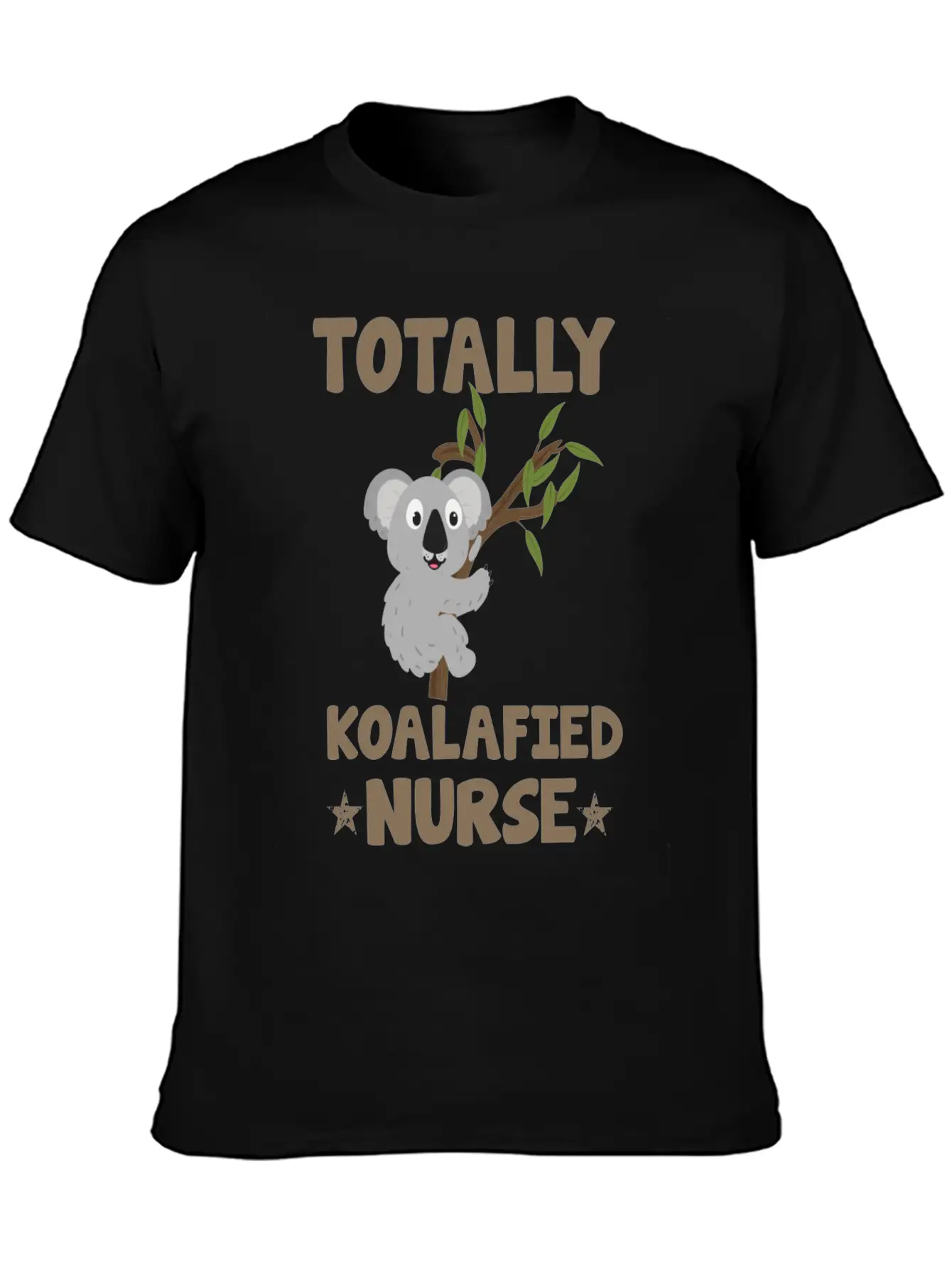 Totally Koalafied Nurse Koala Nurse Stylish Everyday T-Shirt – Unisex Basic Cotton Tee