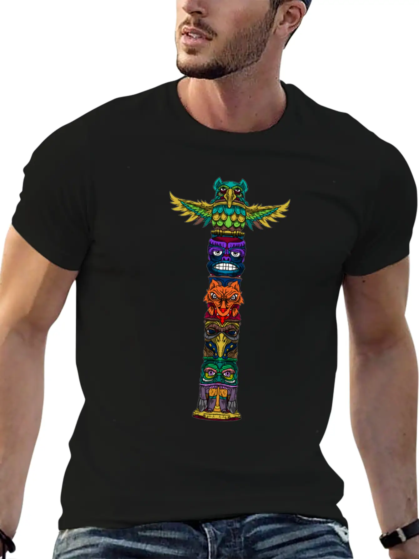 Totem Race Talisman Idol Token Charm Tribe Gift Classic Cotton Tee – Unisex Comfort For Any Season
