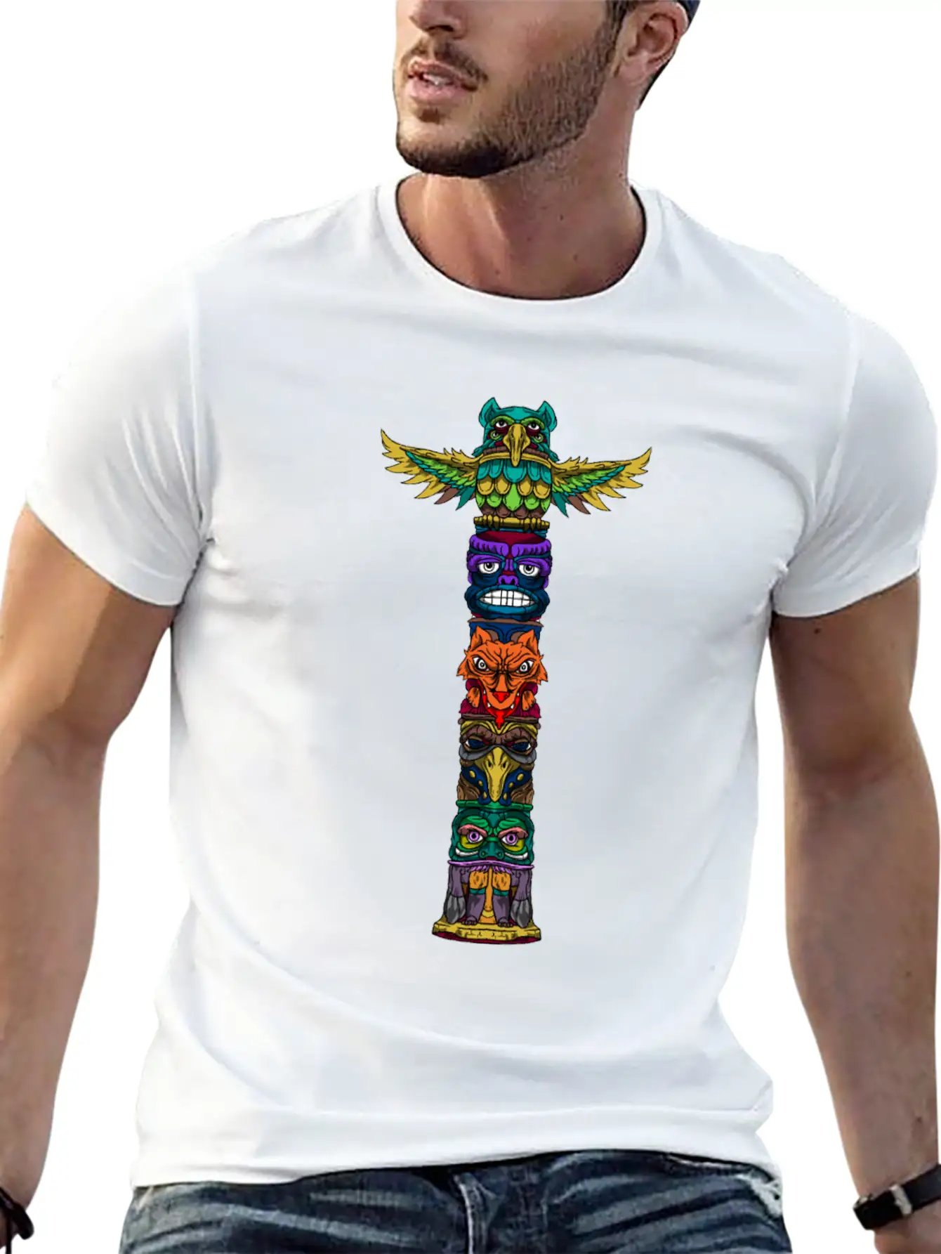 Totem Race Talisman Idol Token Charm Tribe Gift Classic Cotton Tee – Unisex Comfort For Any Season