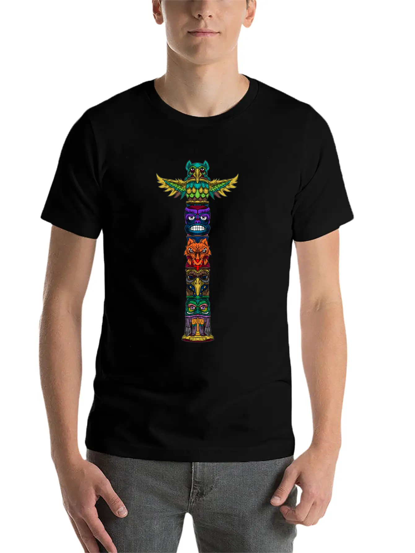 Totem Race Talisman Idol Token Charm Tribe Gift Classic Cotton Tee – Unisex Comfort For Any Season