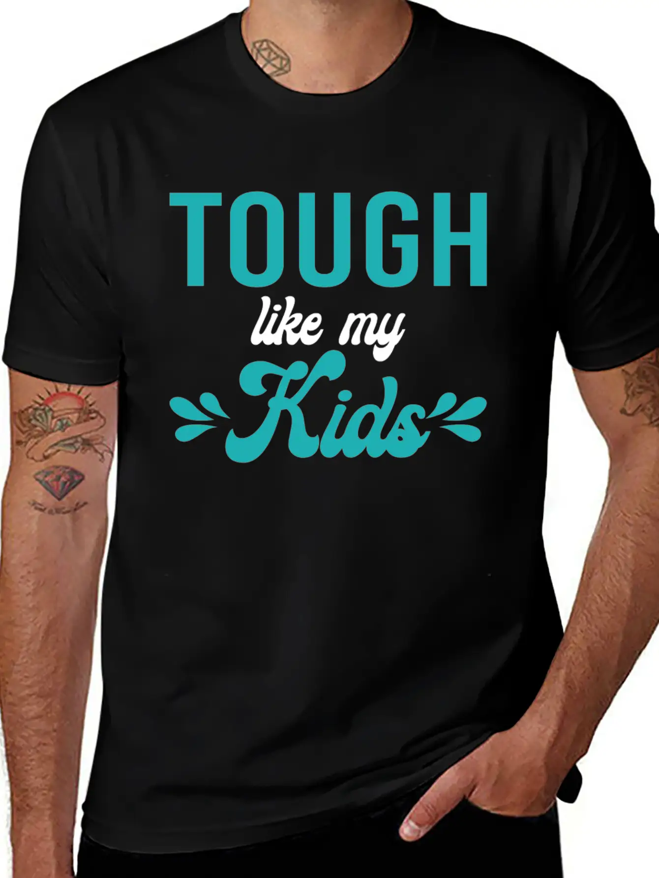 Tough Like My Kids Mothers Day Matching Outfit Unisex Casual T-Shirt – Clean Design For Daily Comfort